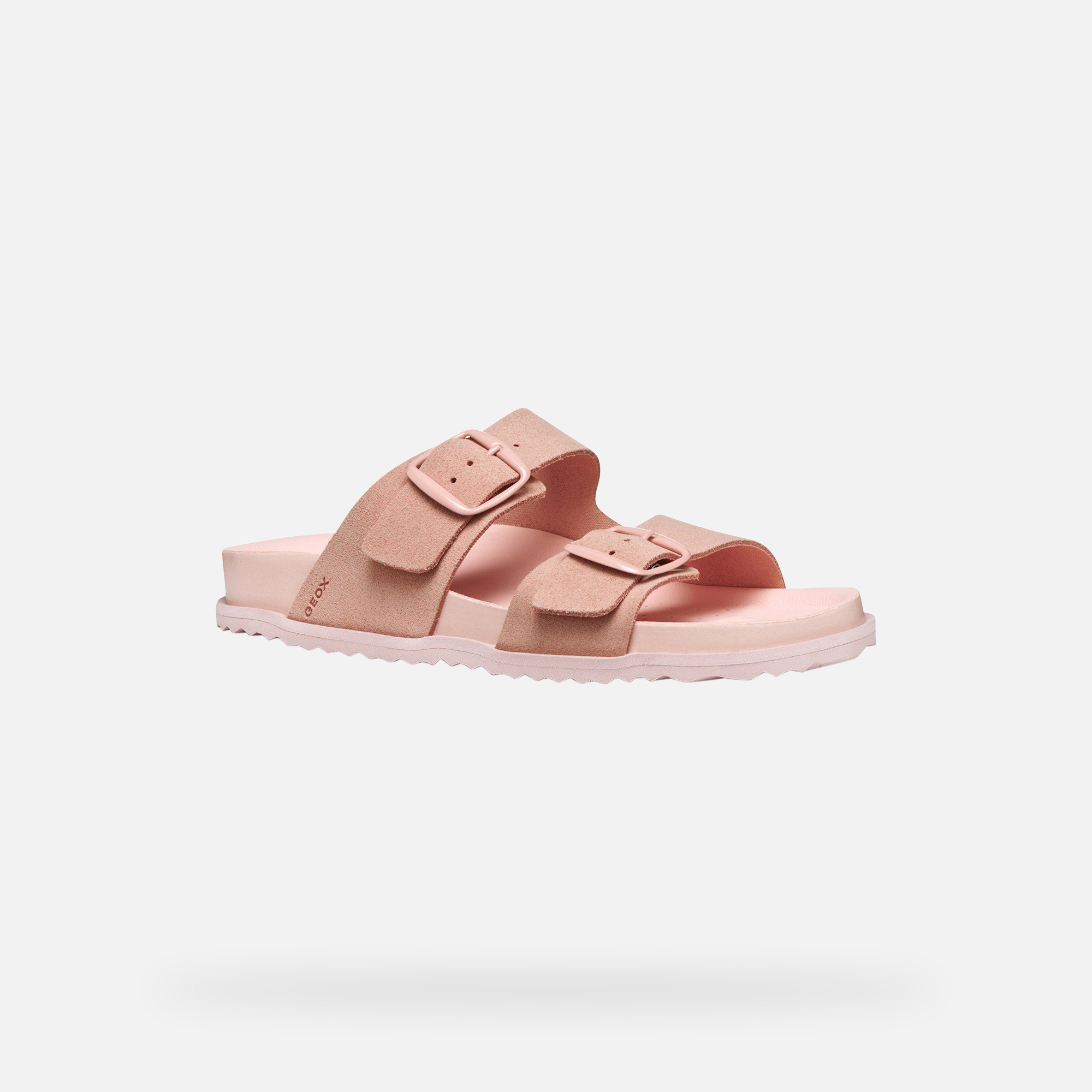 Pink women&#039;s slippers Geox Sandybett - Women&#039;s