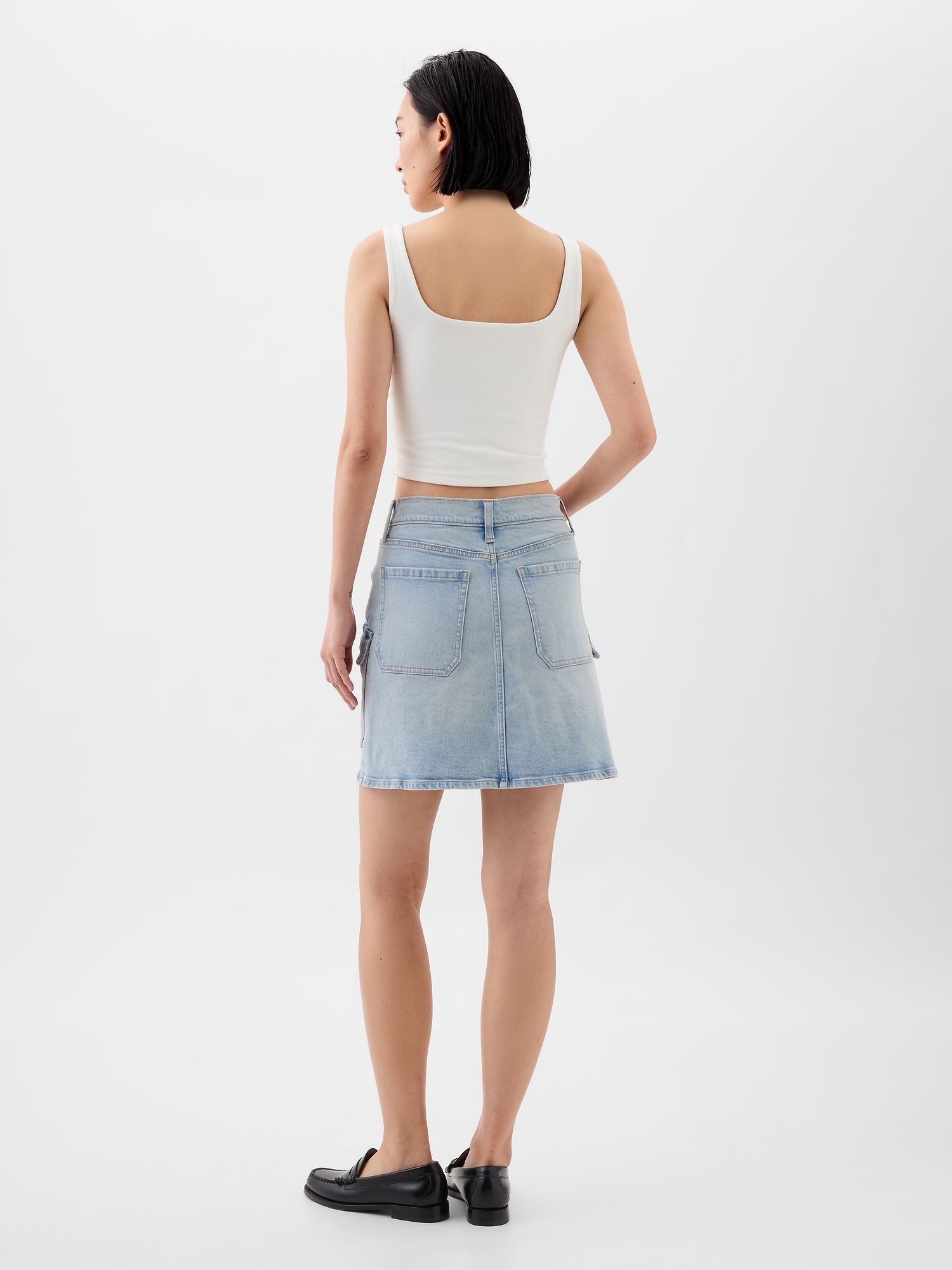 GAP Denim Cargo Mini Skirt - Women&#039;s