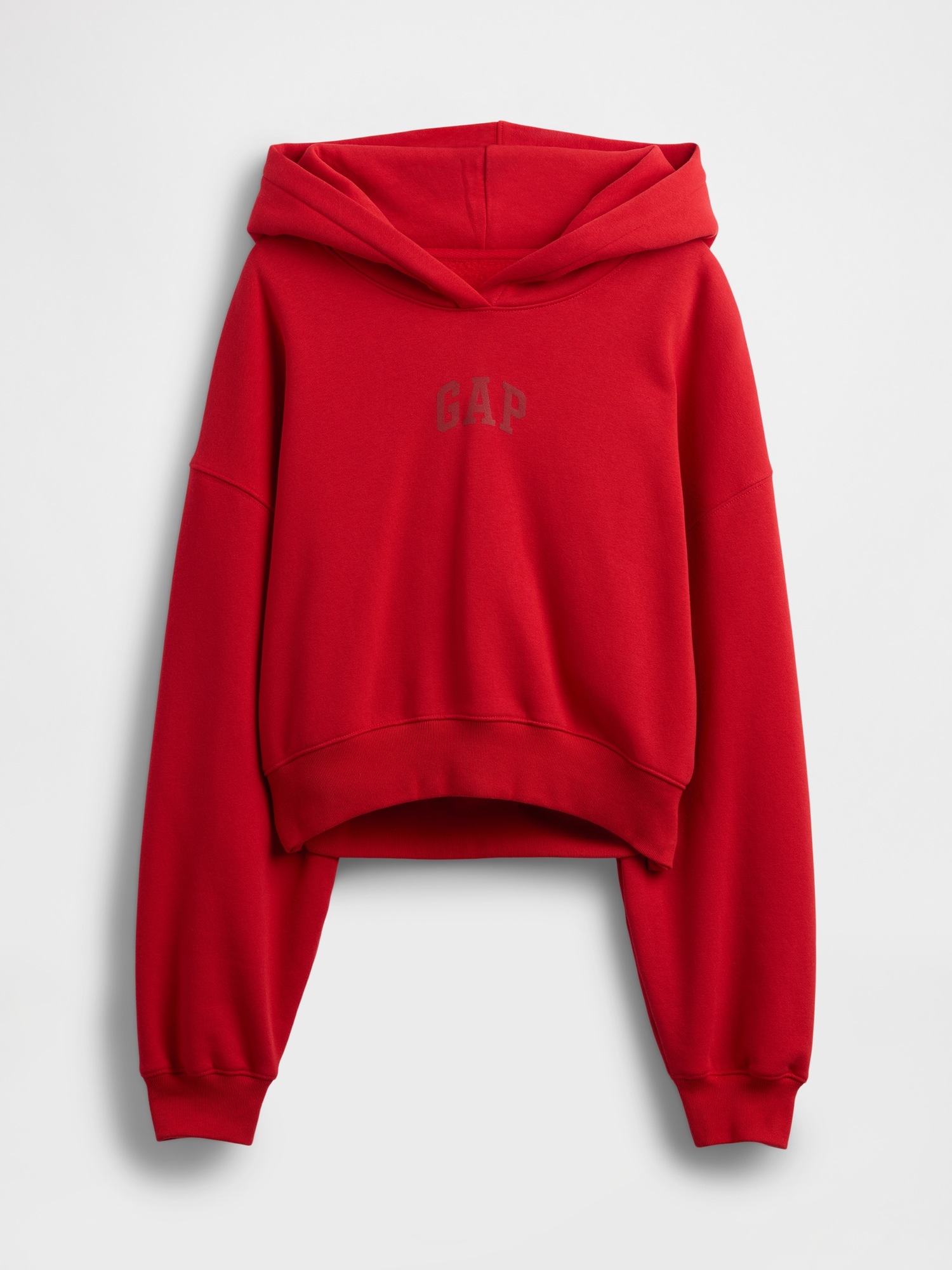 GAP Hoodie Logo Cropped Americana - Women&#039;s