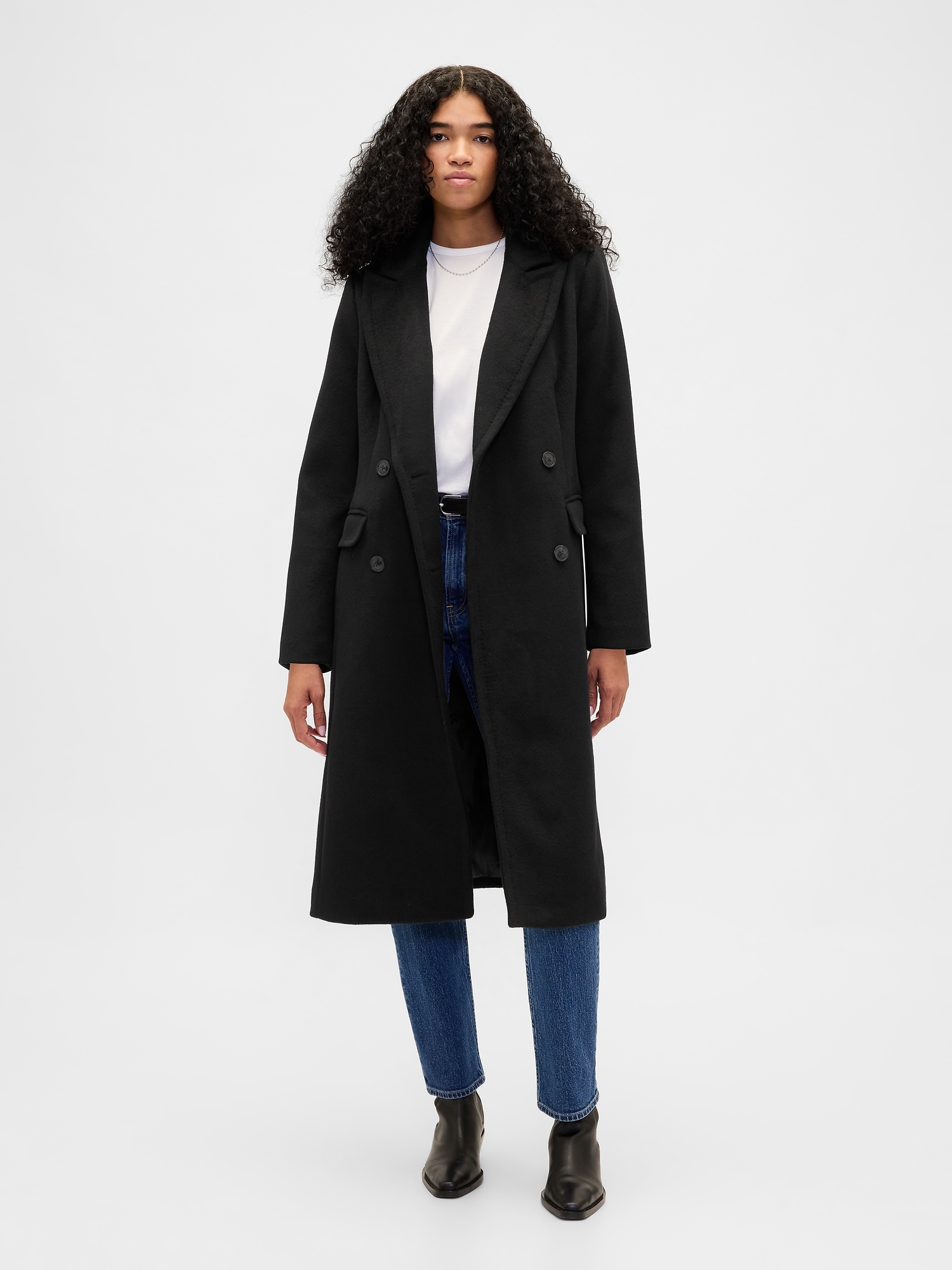 GAP Chesterfield vlnený kabát