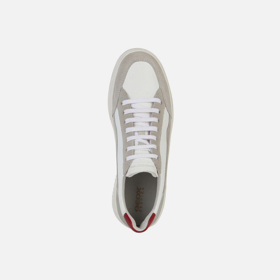 White men's sneakers Geox Segnale A - Men's