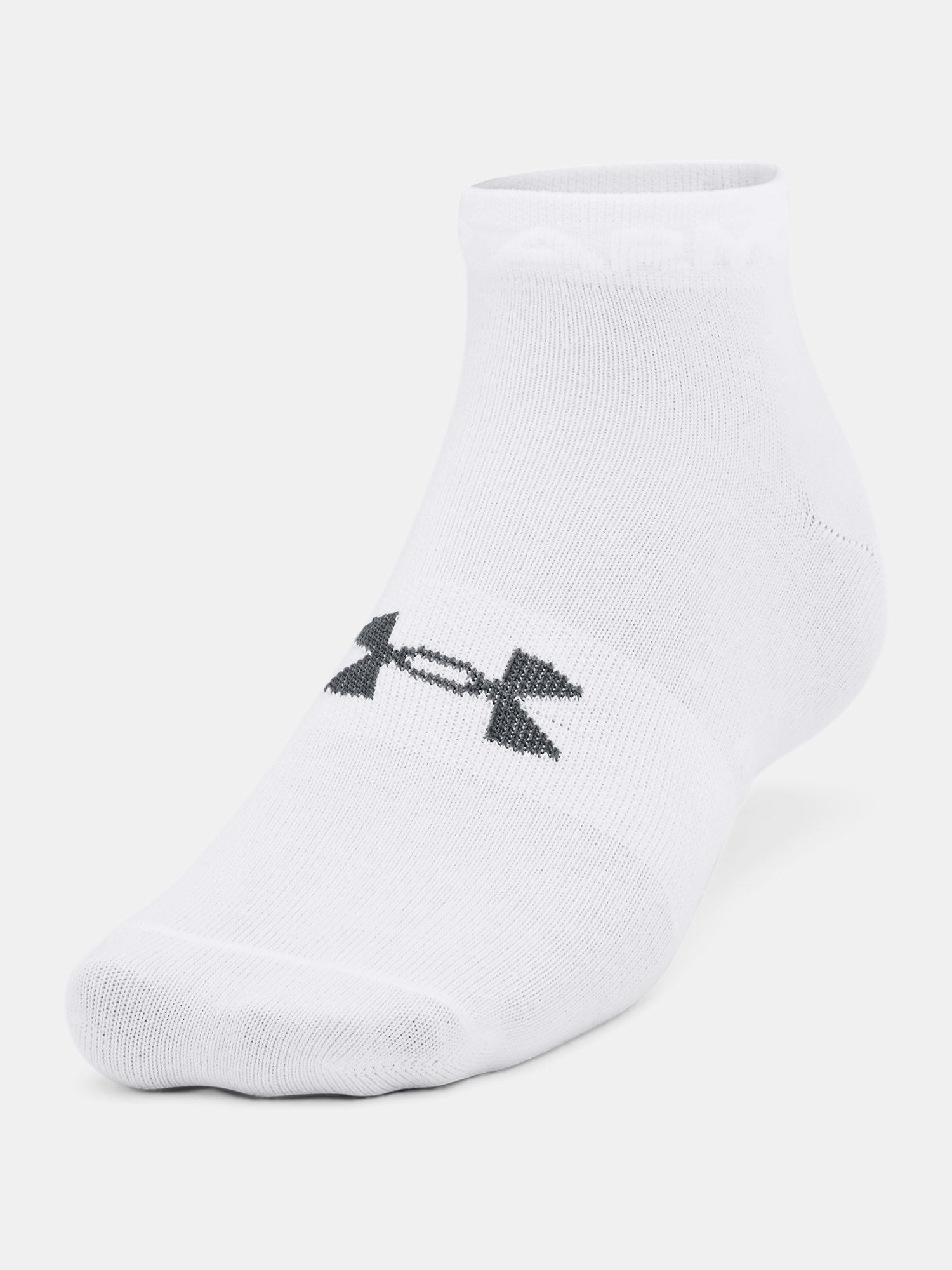 Under Armour Socks UA Essential Low Cut 3Pk-WHT - Unisex