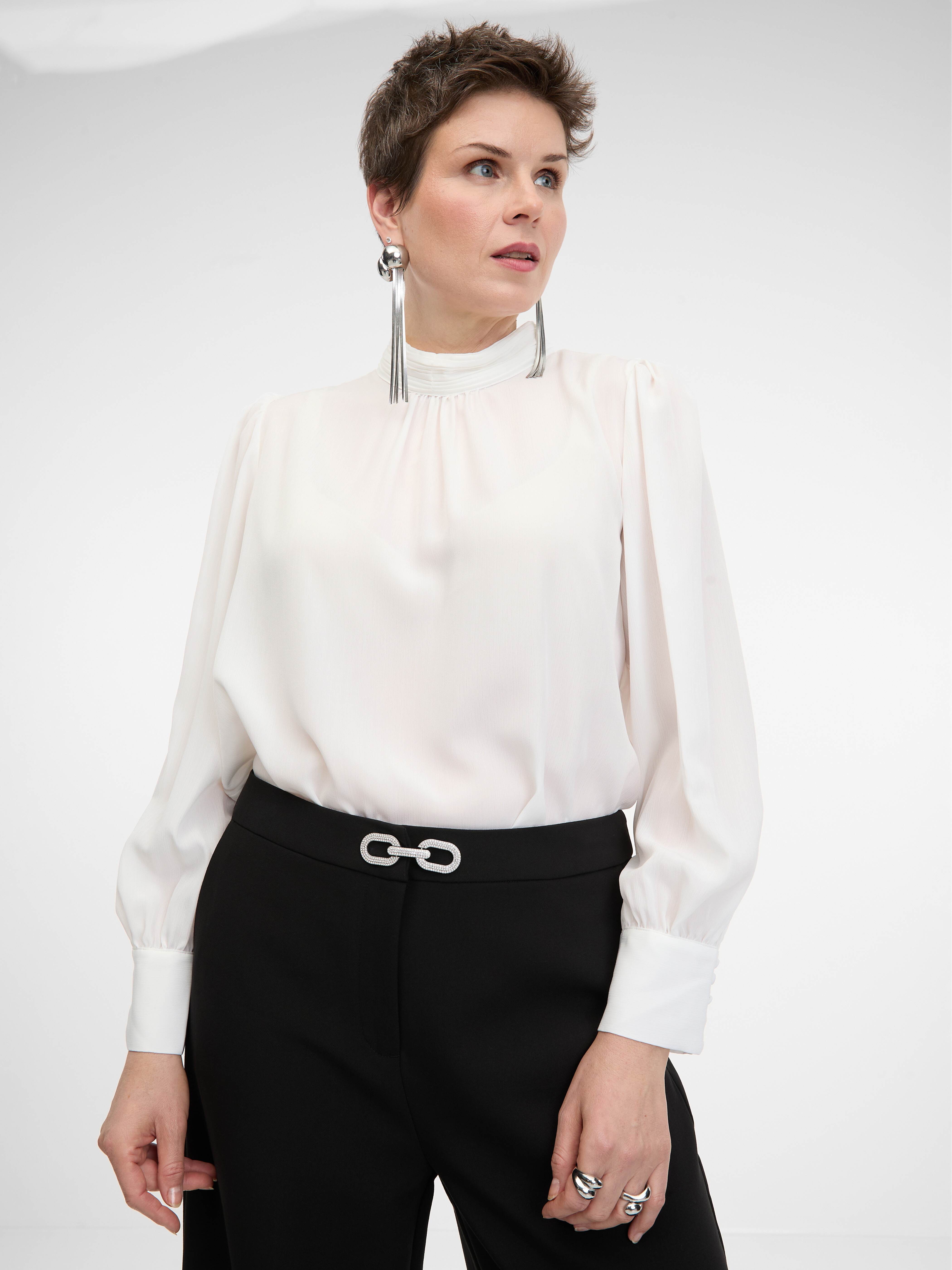 Black women's wide trousers ORSAY - Women's