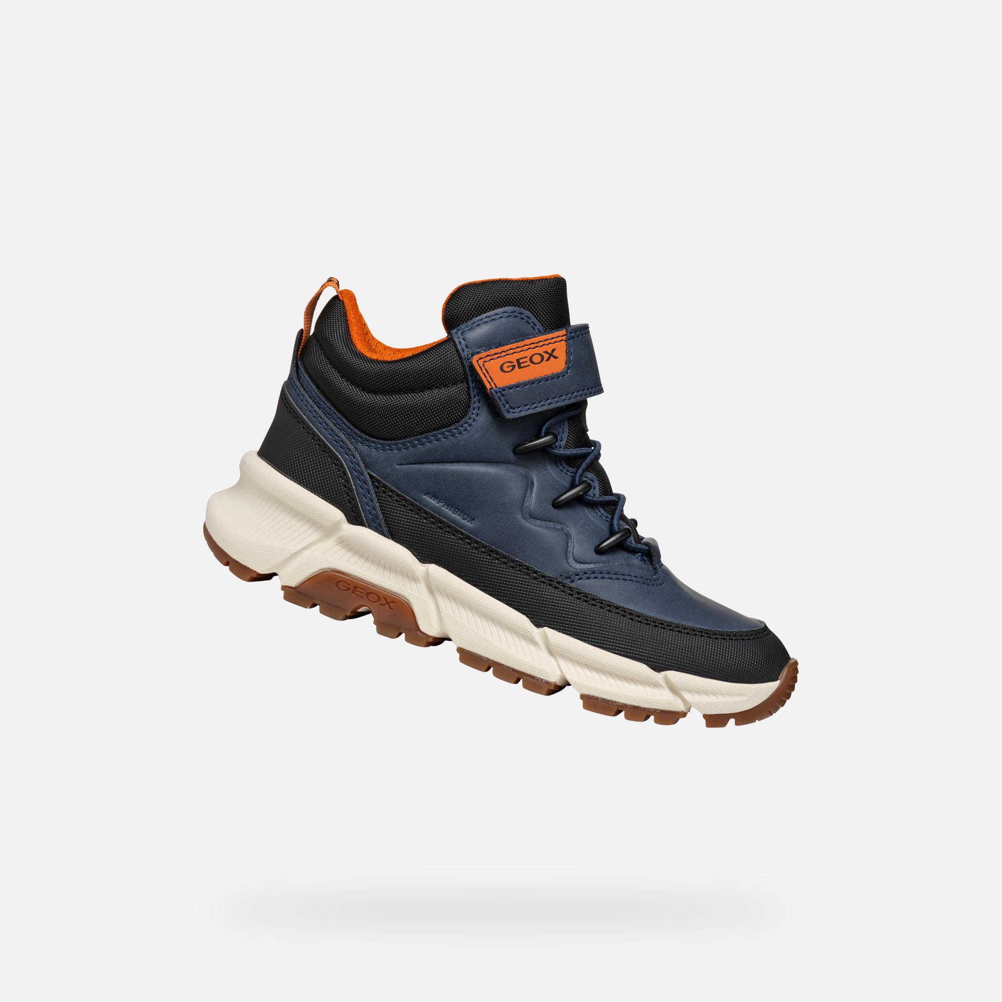 Dark blue boys ankle boots Geox Flexyper Plus - Boys