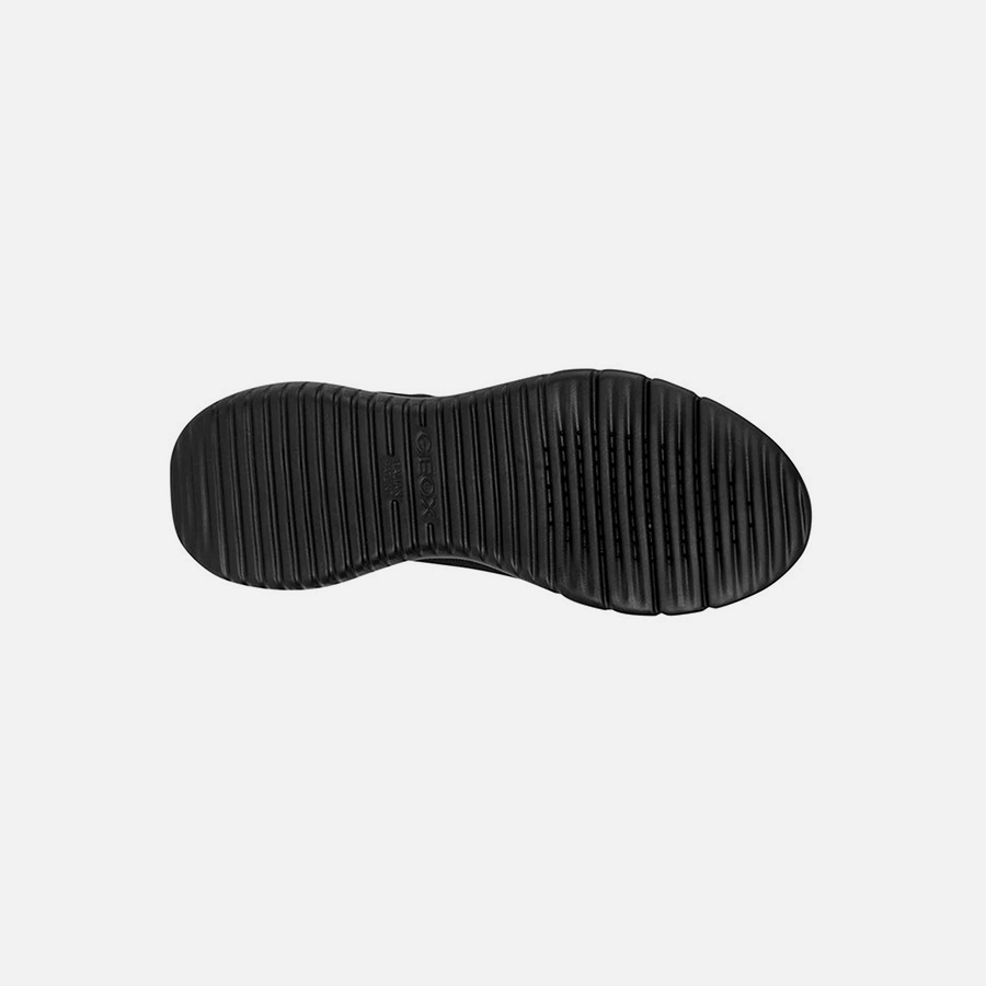 Black men's sneakers Geox Monreale A - Men's