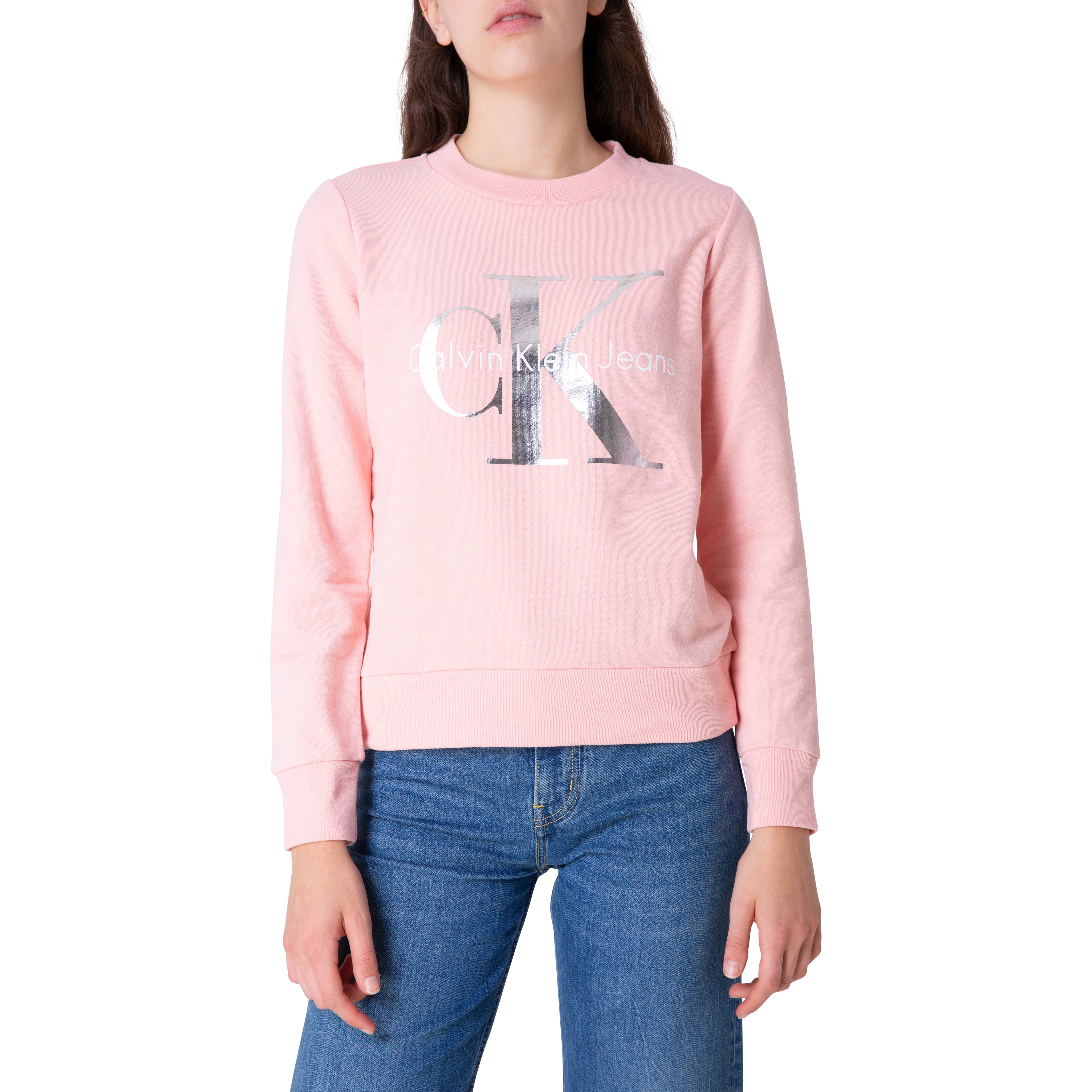 pink calvin klein jumper womens