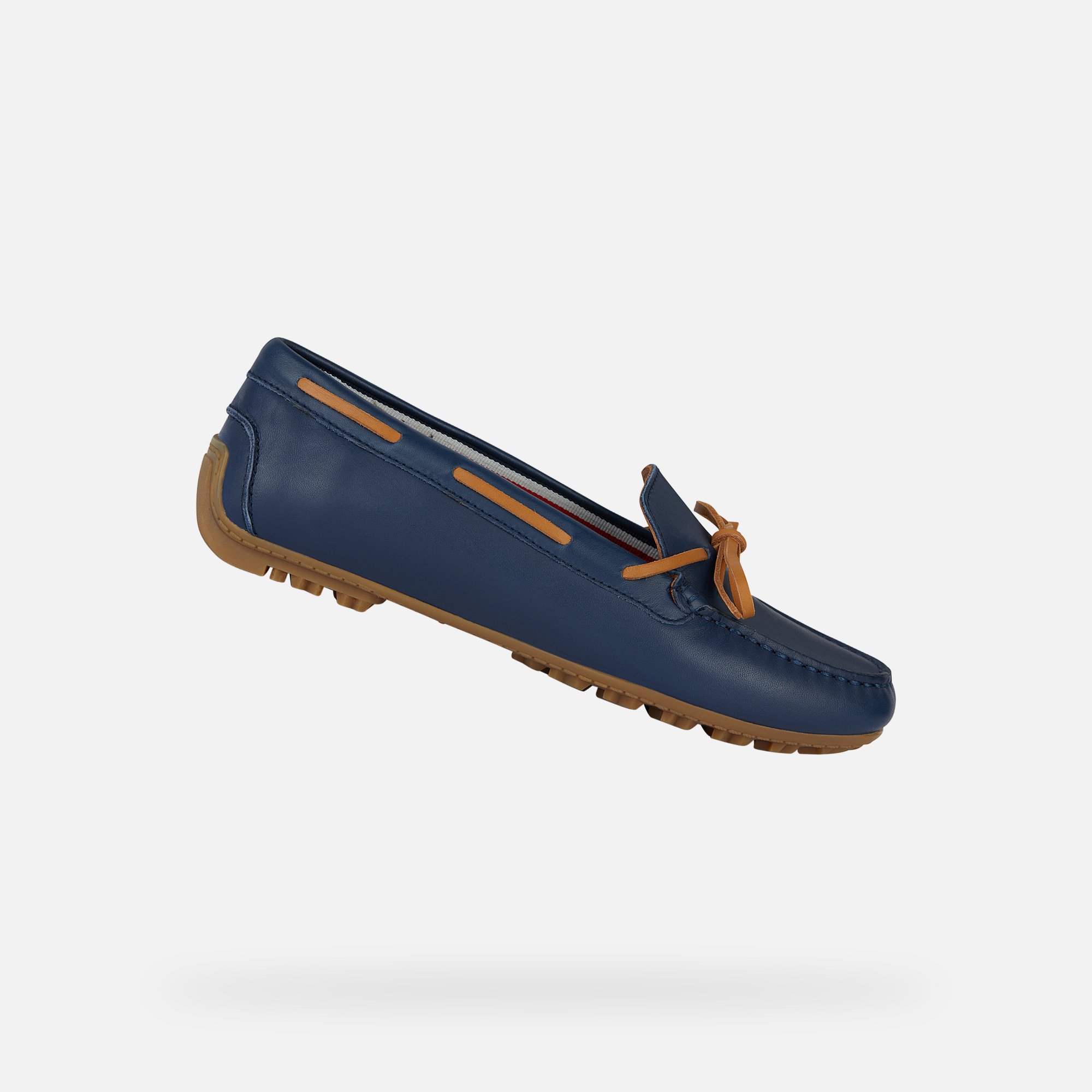 GEOX Dark blue women's moccasins Kosmopolis + grip - Women's