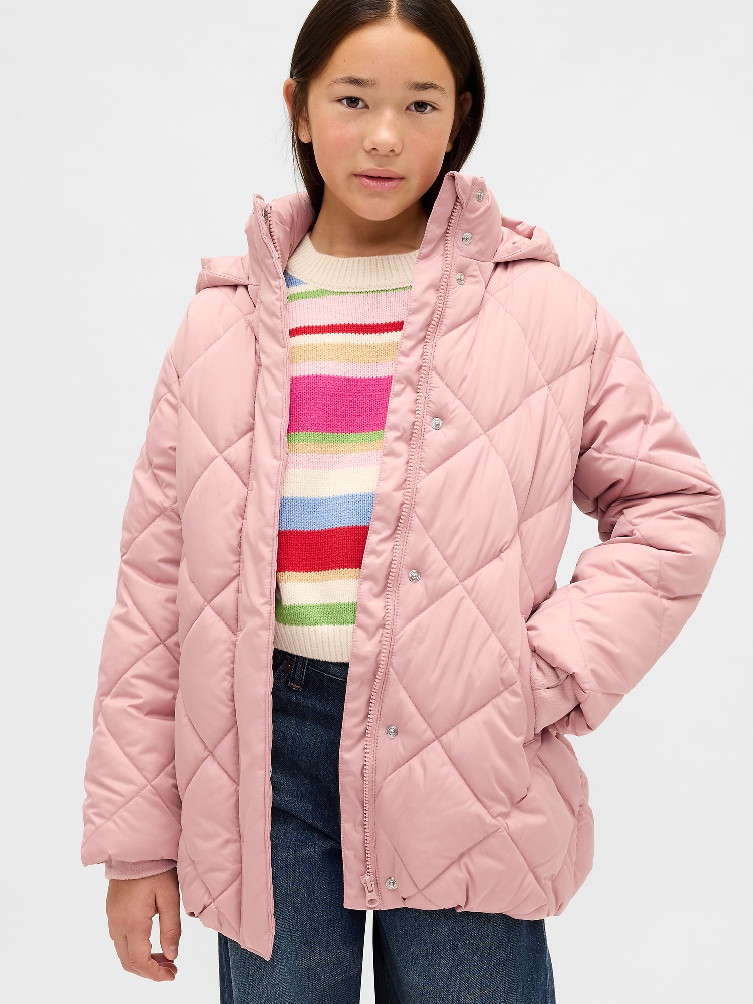GAP PrimaLoft® Children's Quilted Coat - Girls