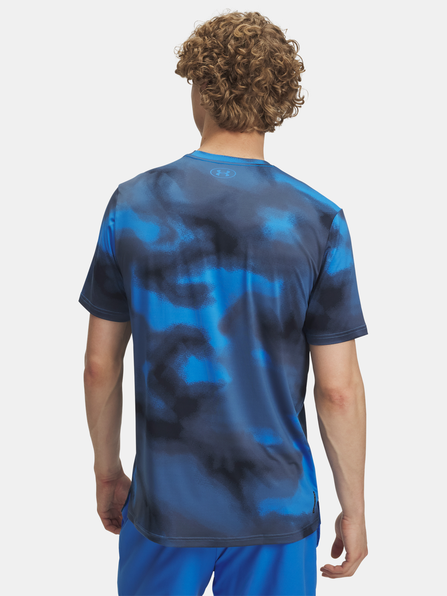 Men's Under Armour Vanish Energy Printed SS-BLU T-Shirt - Men's