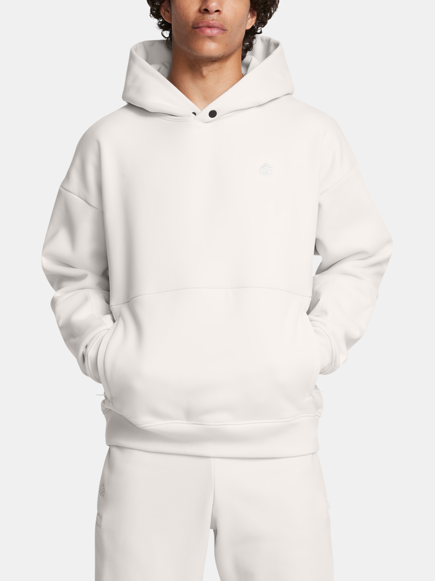 Men's Under Armour Curry DNA Hoodie-GRN - Men's