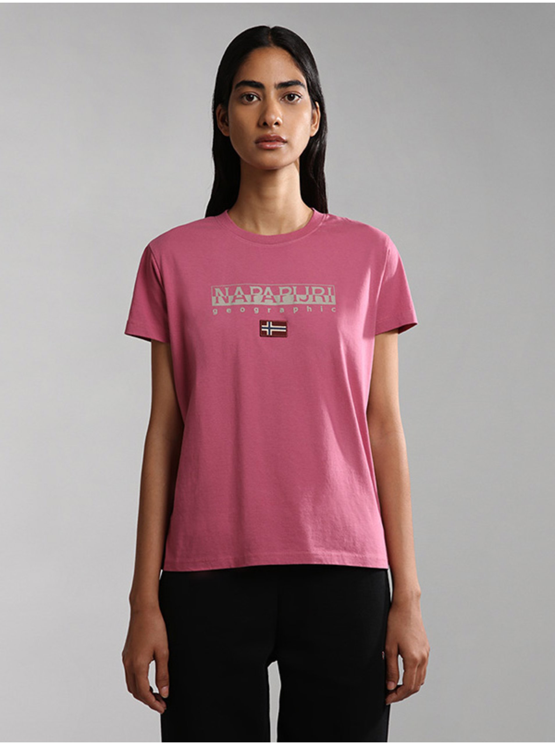 Dark pink women's T-shirt NAPAPIJRI - Women