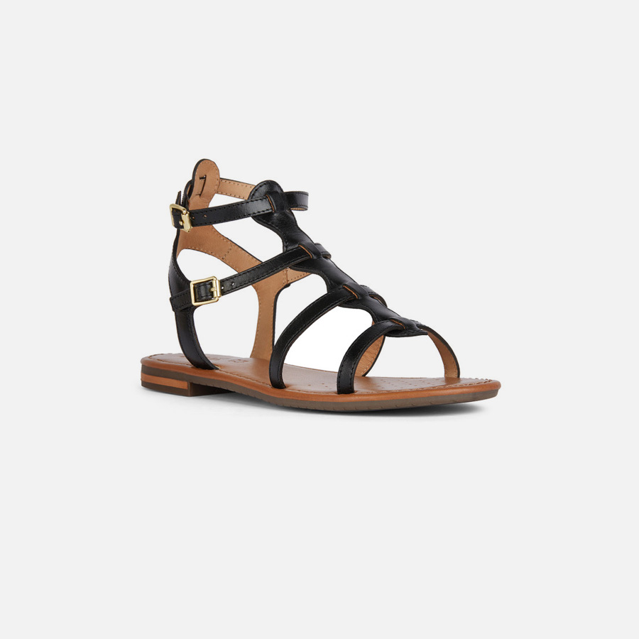 Black women&#039;s sandals Geox Sozy S - Women&#039;s