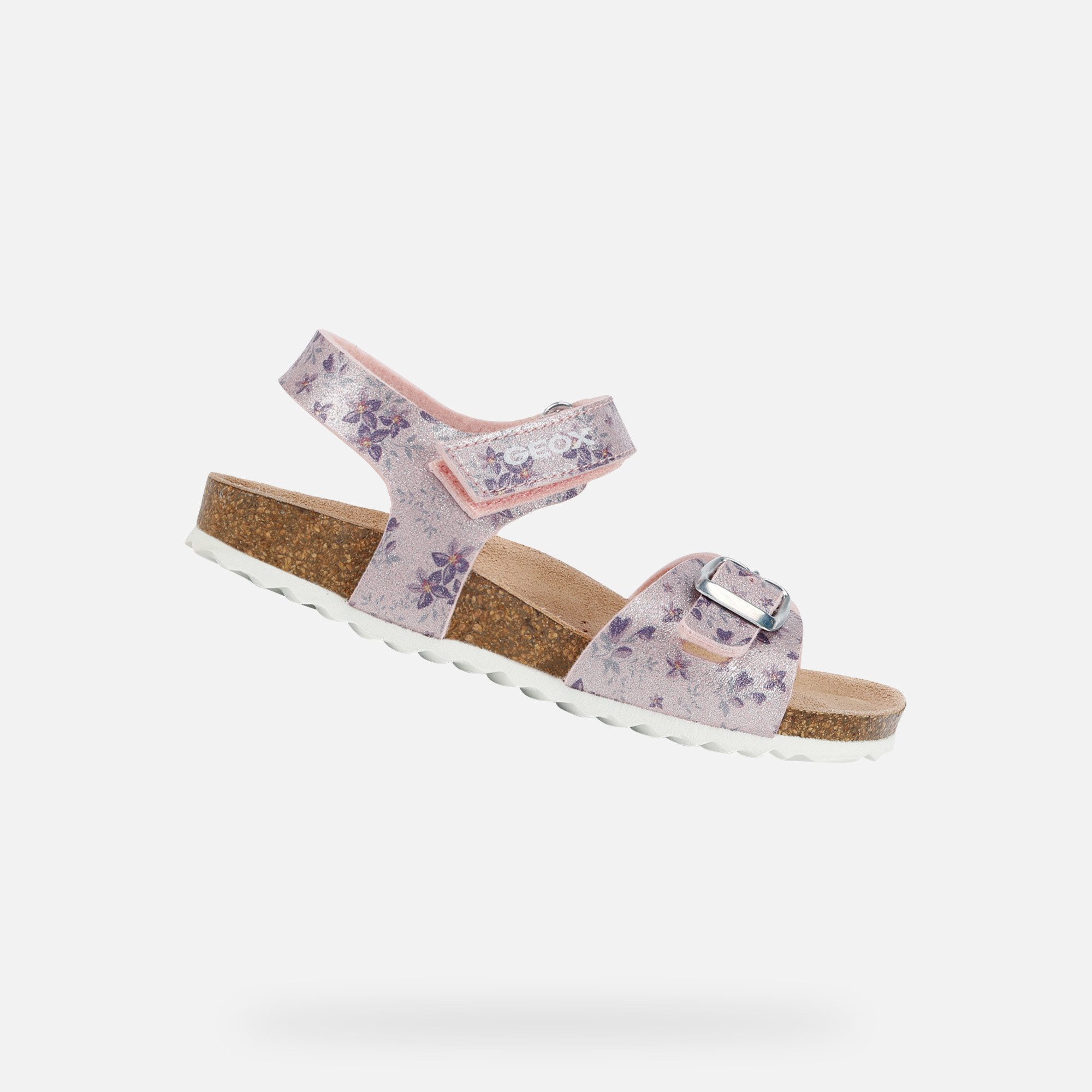 Pink Girls Sandals Geox Adriel - Girls