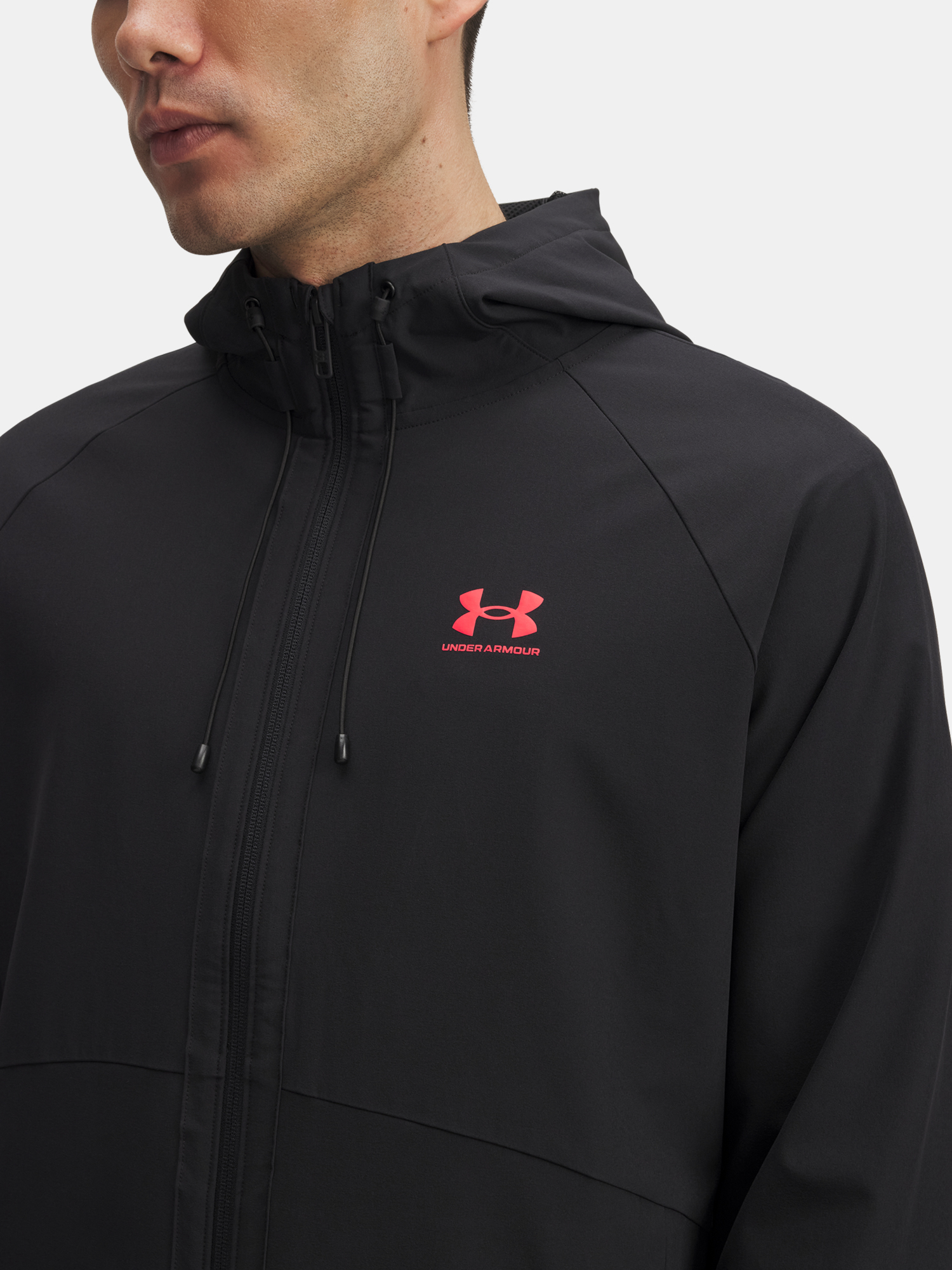 Men&#039;s Under Armour UA Vibe Woven Jacket-BLK - Mens