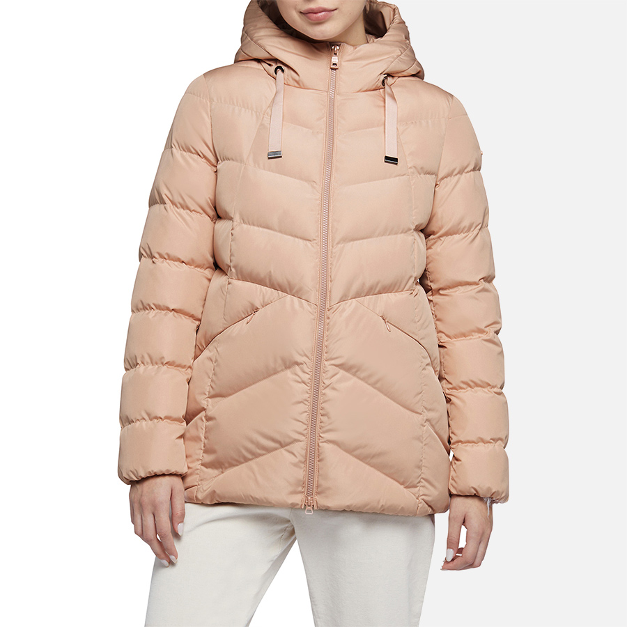 Light pink women's jacket Geox Anylla - Women