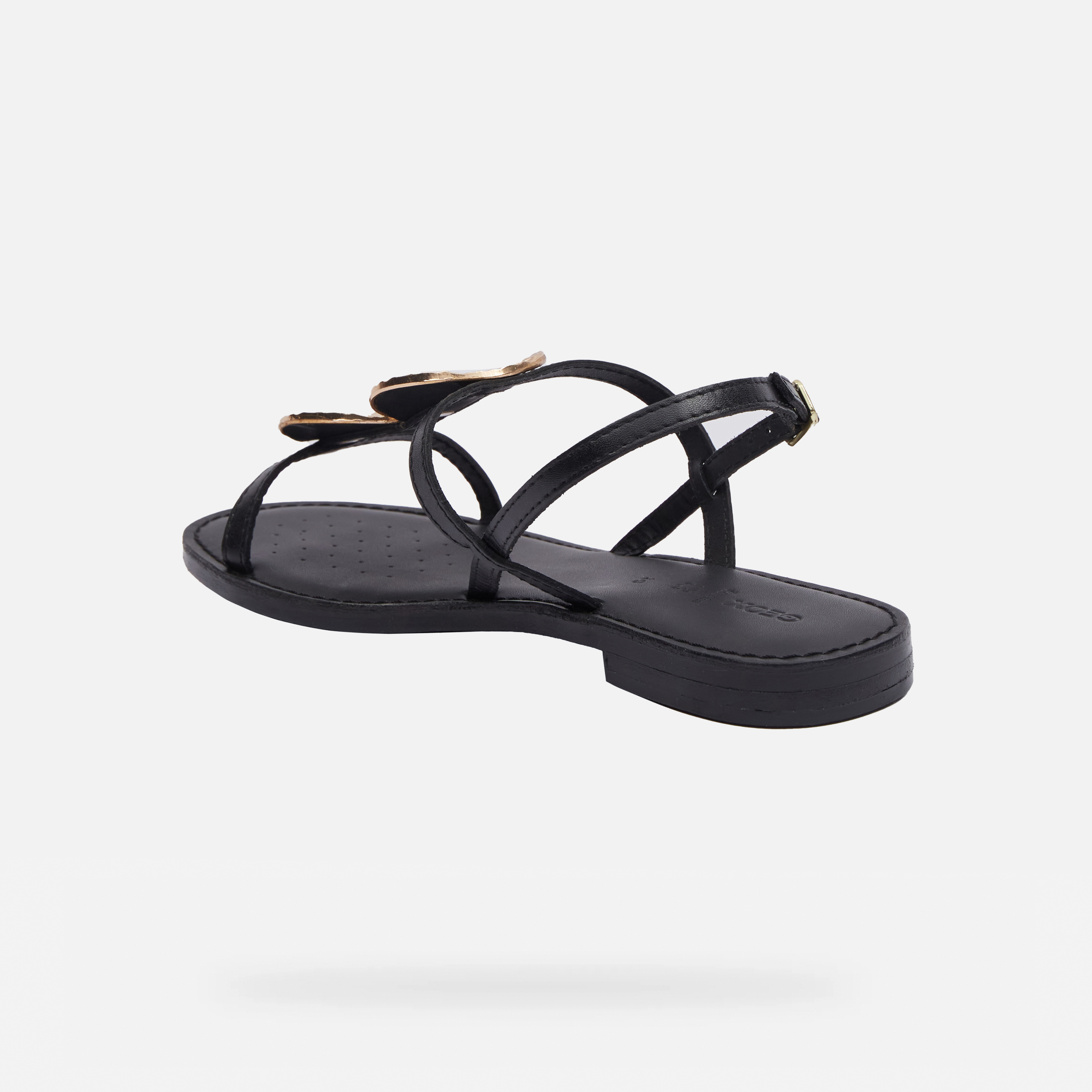 Black women&#039;s sandals Geox Maddalusiac - Women&#039;s