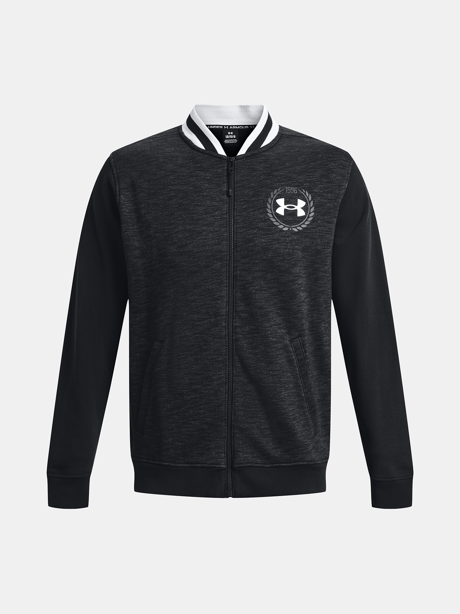 Mikina Under Armour UA Essential Heritage Flc FZ-BLK - Muži