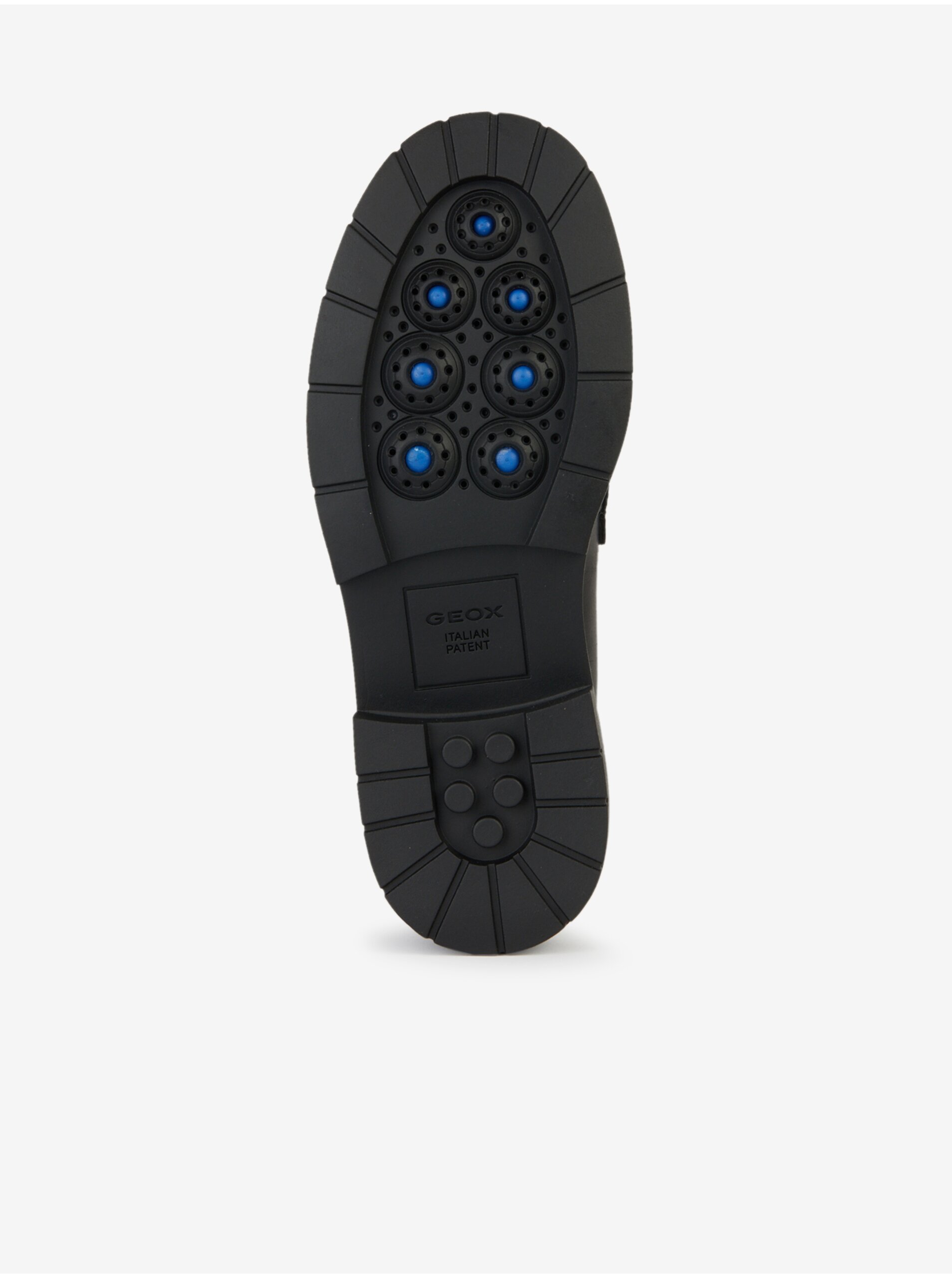 Balerini, mocasini pentru femei Geox - negru
