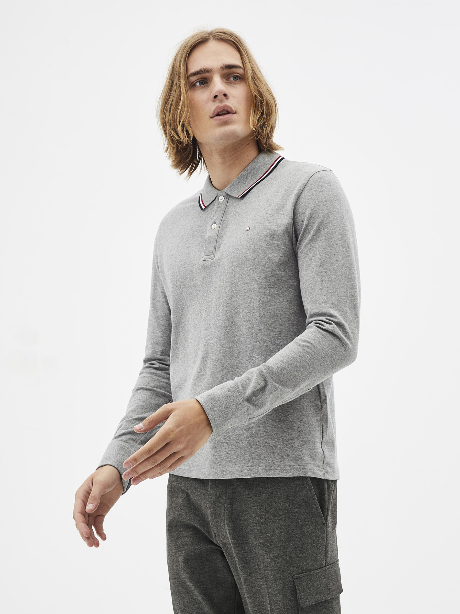 Šedá pánska polokošeľa Celio Necetwoml