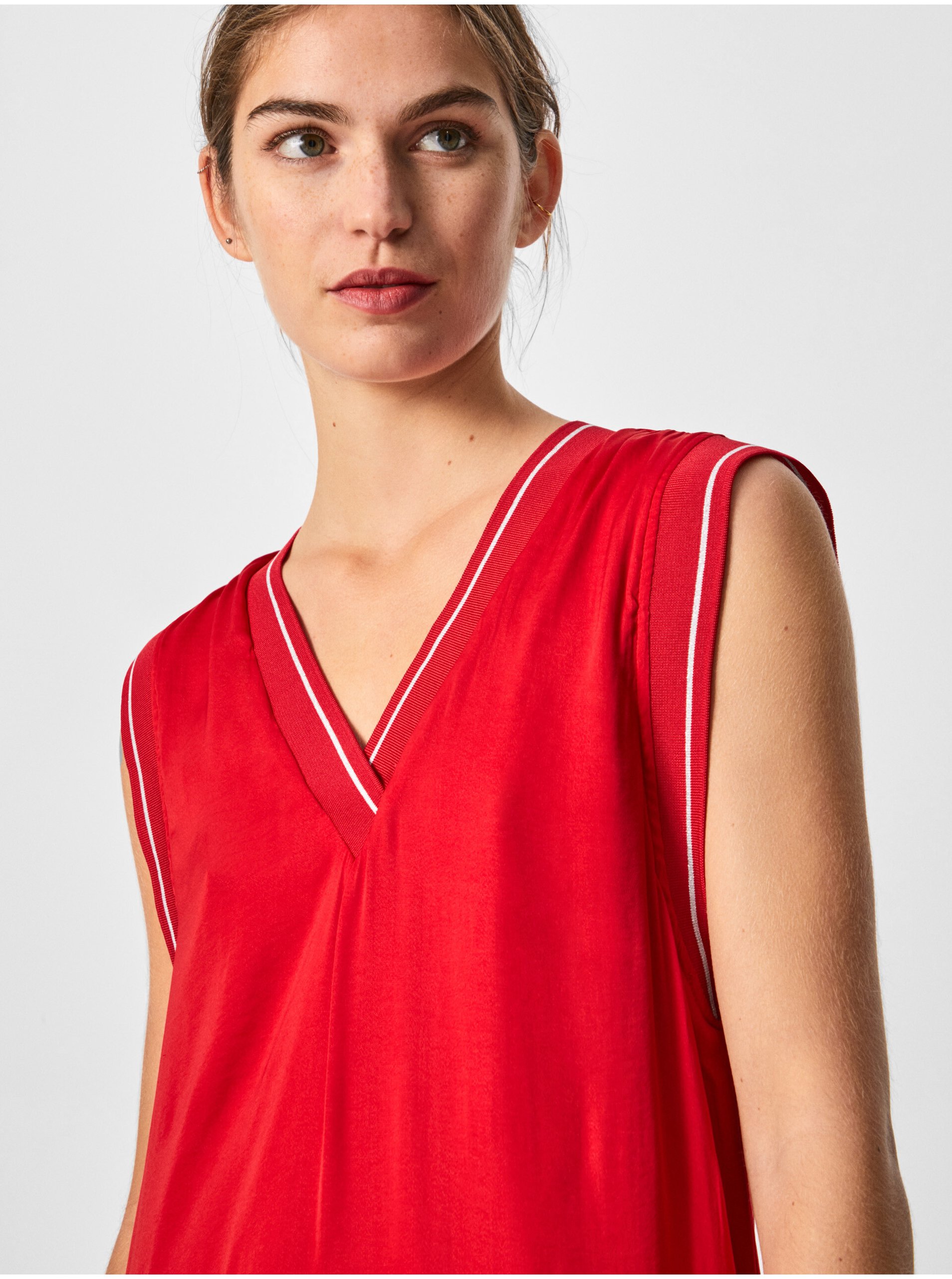 Rochii de vara si de plaja pentru femei Pepe Jeans - rosu