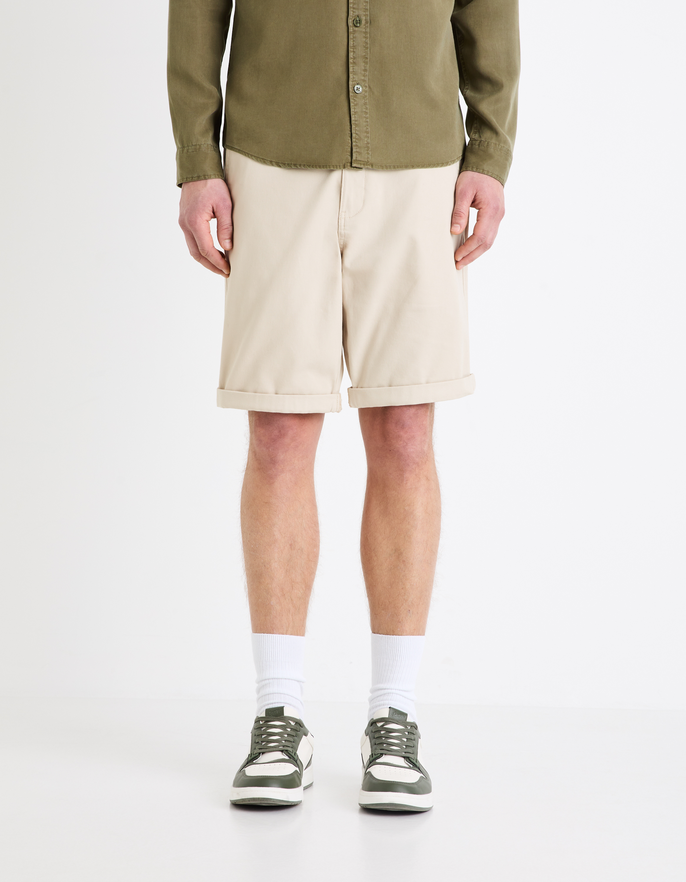 Pantaloni scurti pentru barbati Celio - bej