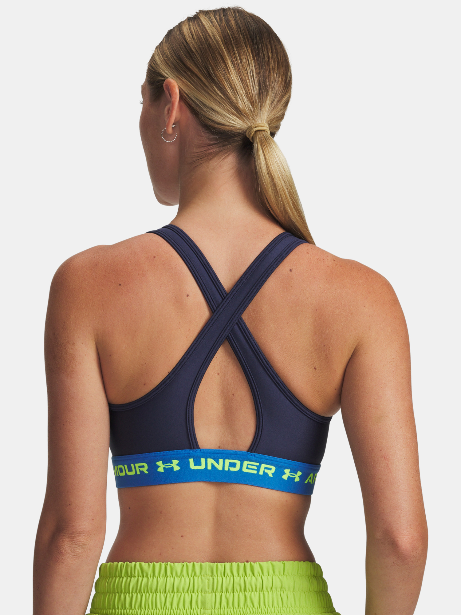 Women&#039;s bra Under Armour Crossback Mid Bra-BLU - Women&#039;s