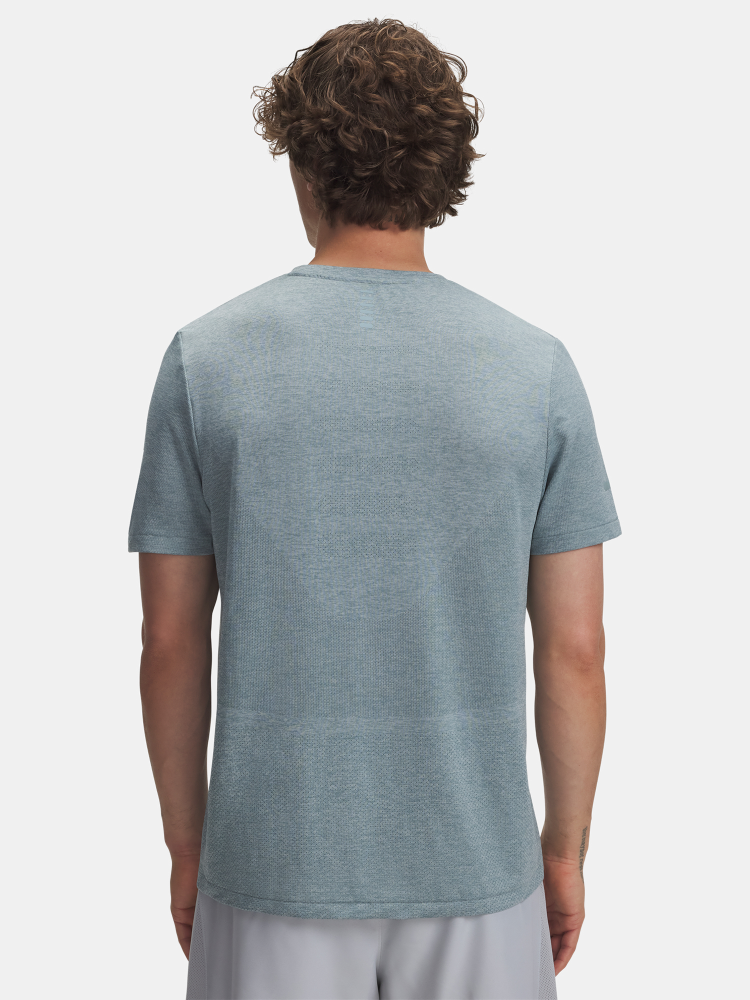 Men's Under Armour UA SEAMLESS STRIDE SS-GRN T-Shirt - Men's