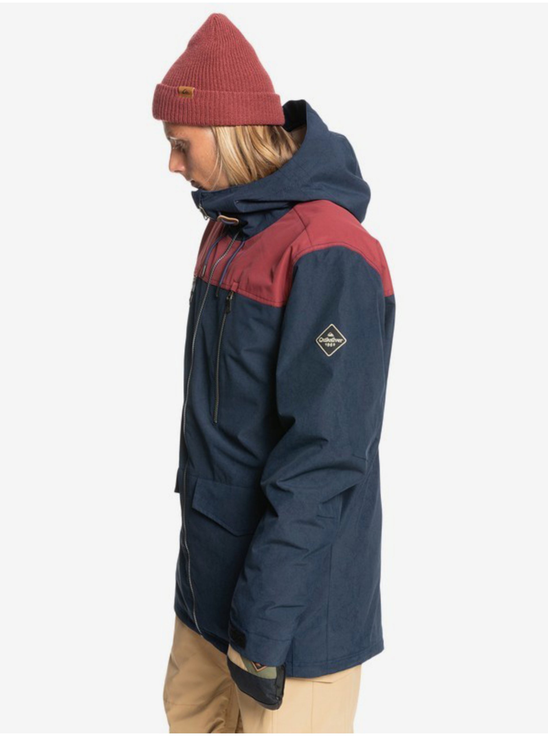 Men&#039;s Dark Blue Jacket Quiksilver Fairbanks - Men&#039;s