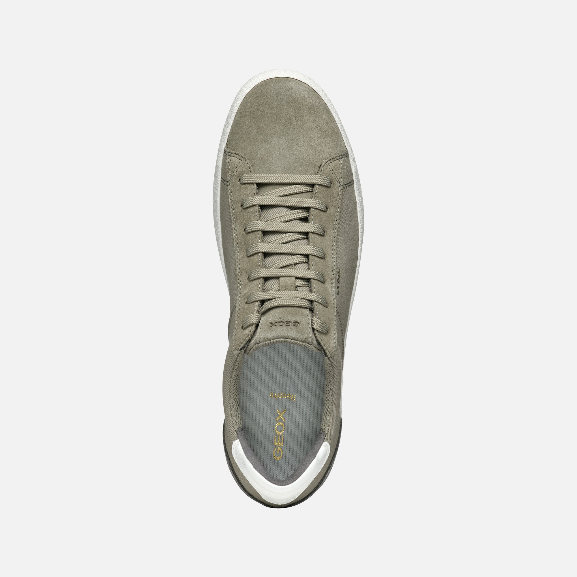 Light green men's sneakers Geox Serifos - Men's