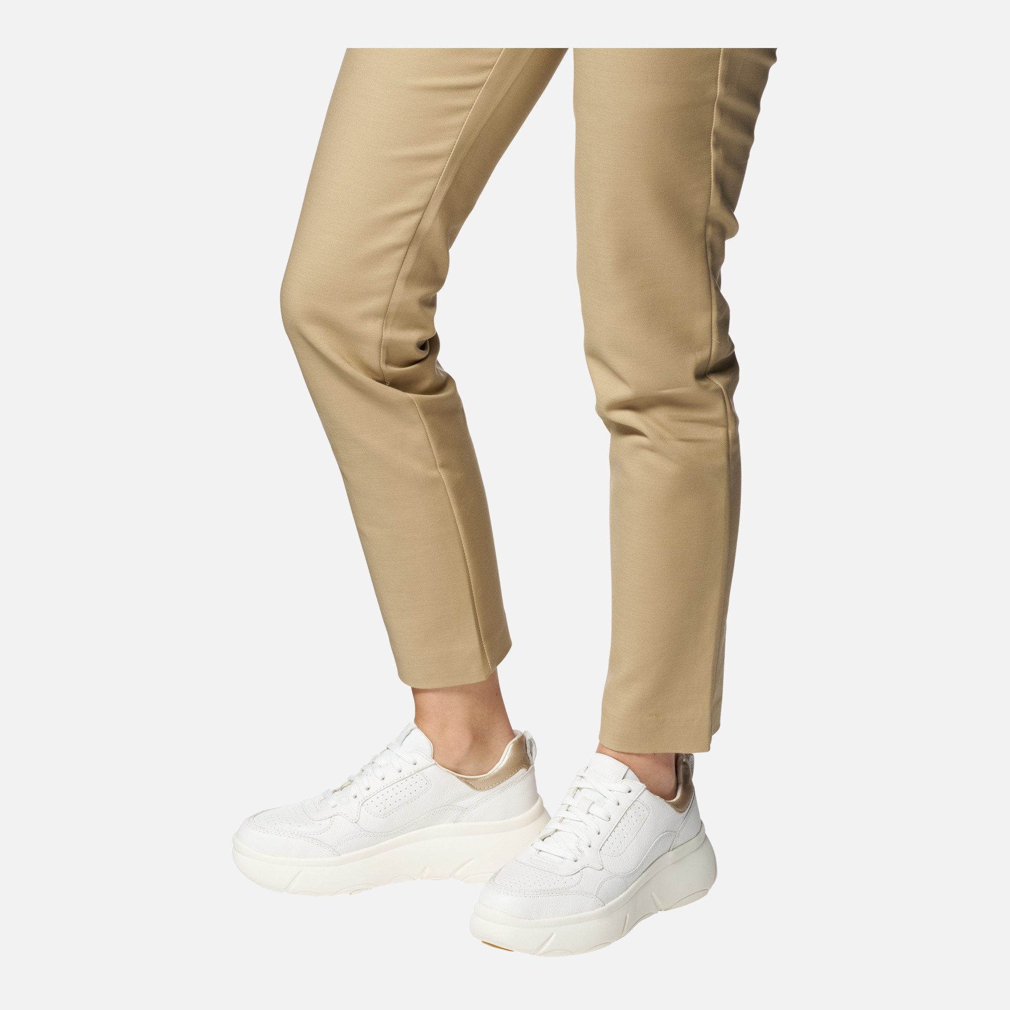 White Women's Sneakers Geox Nebula 2.0 X - Women's