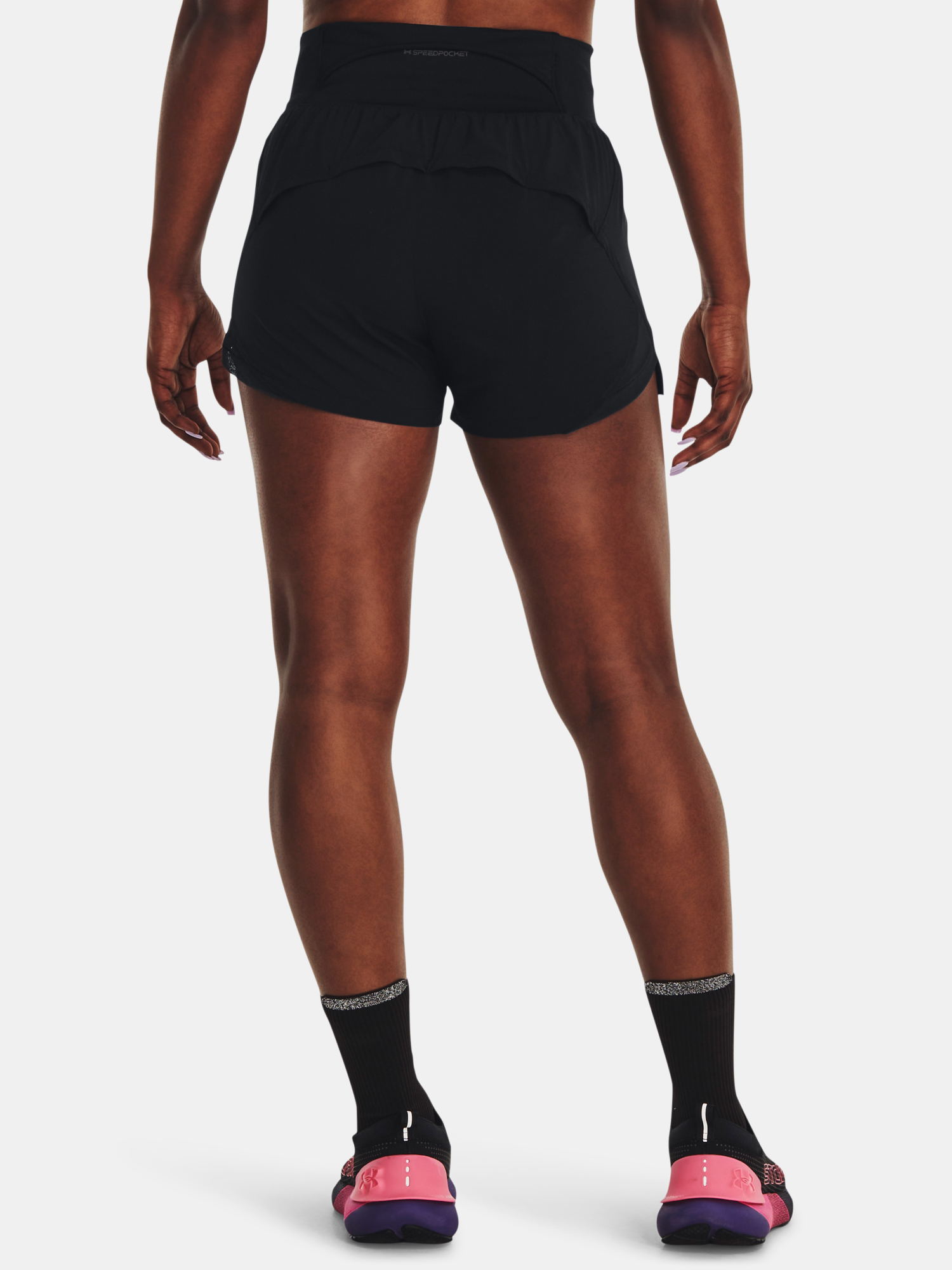 Pantaloni si pantaloni scurti pentru femei Under Armour - negru