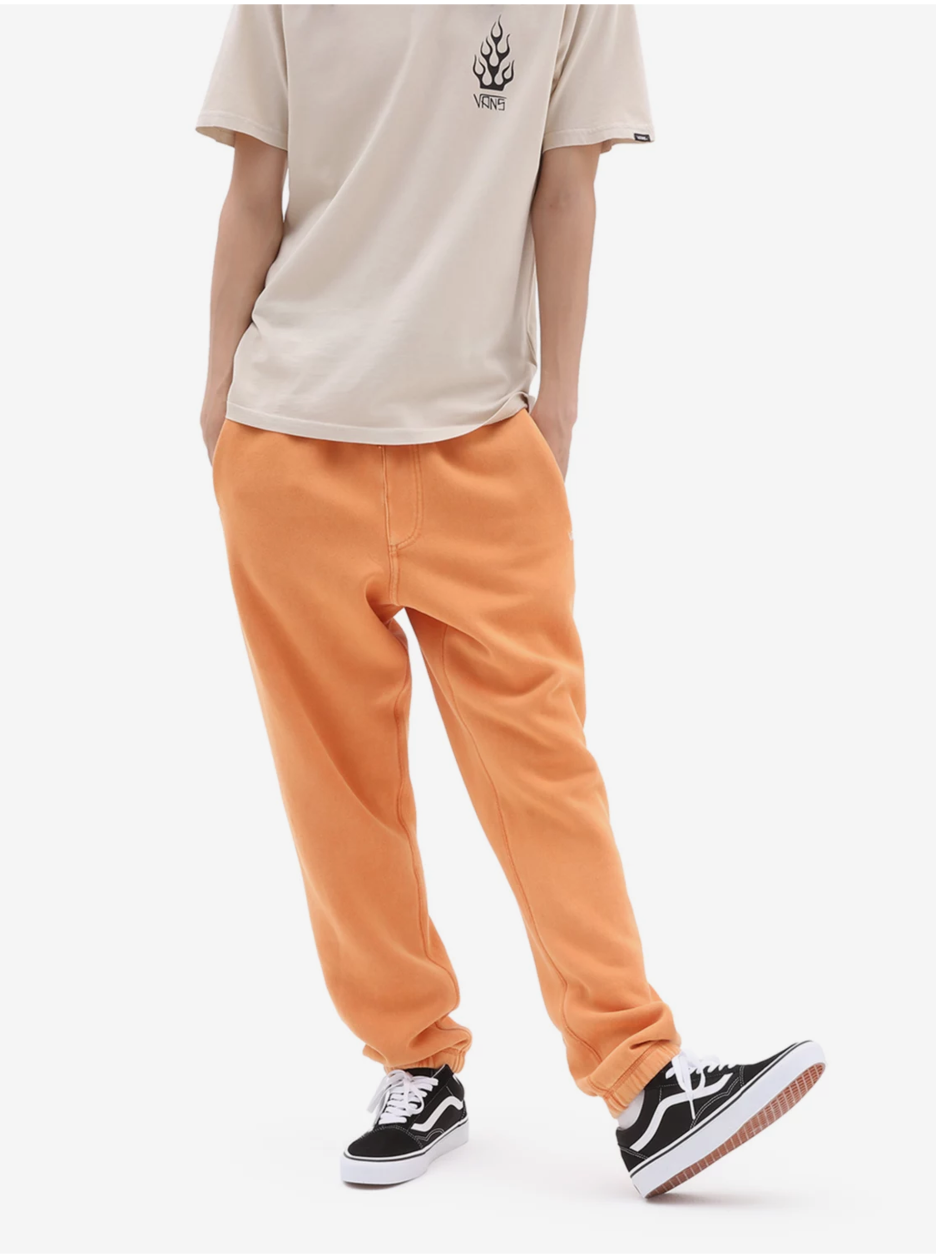 Orange Men's Sweatpants VANS - Men