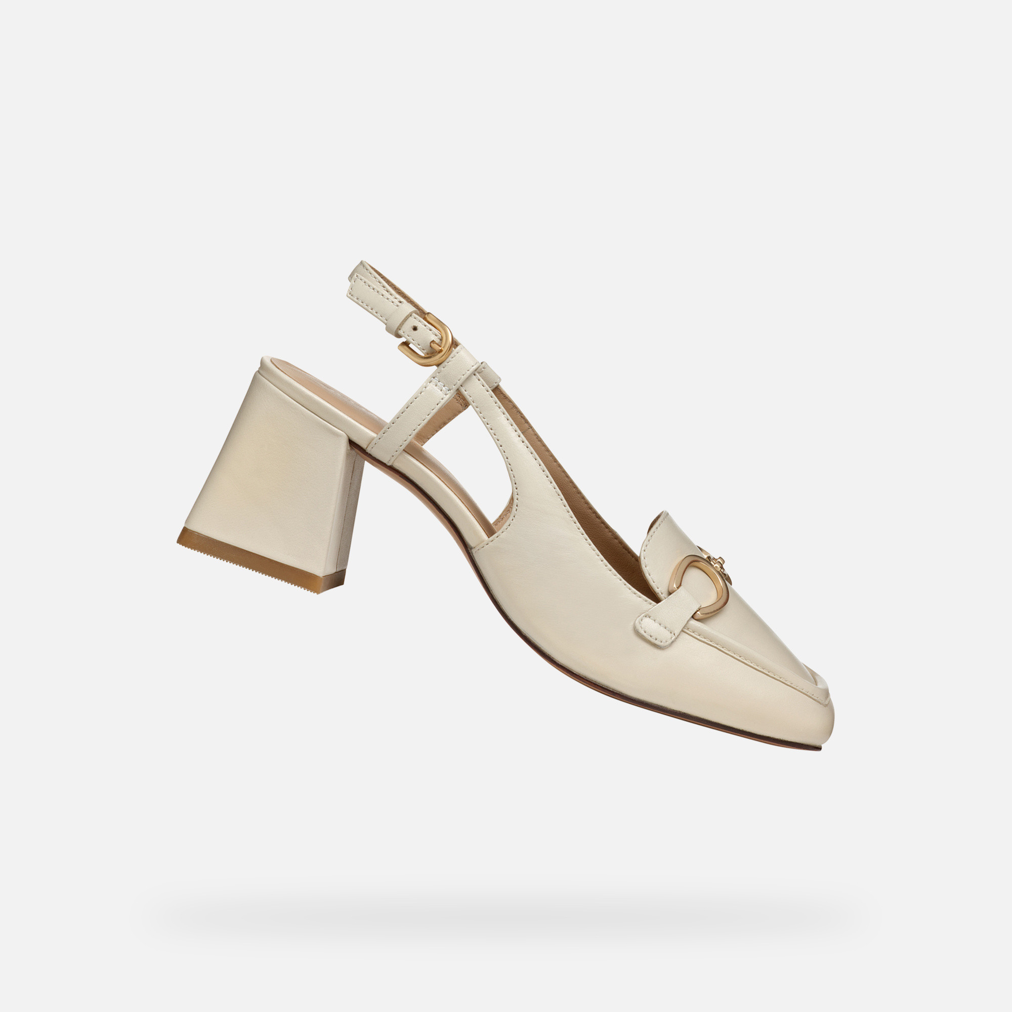 Cream women&#039;s pumps Geox Coronilla - Women&#039;s