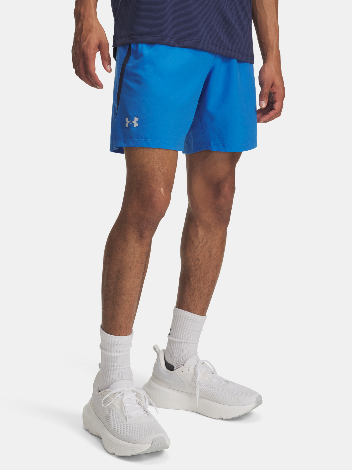 Mens shorts Under Armour UA LAUNCH 7 SHORTS-BLU - Men