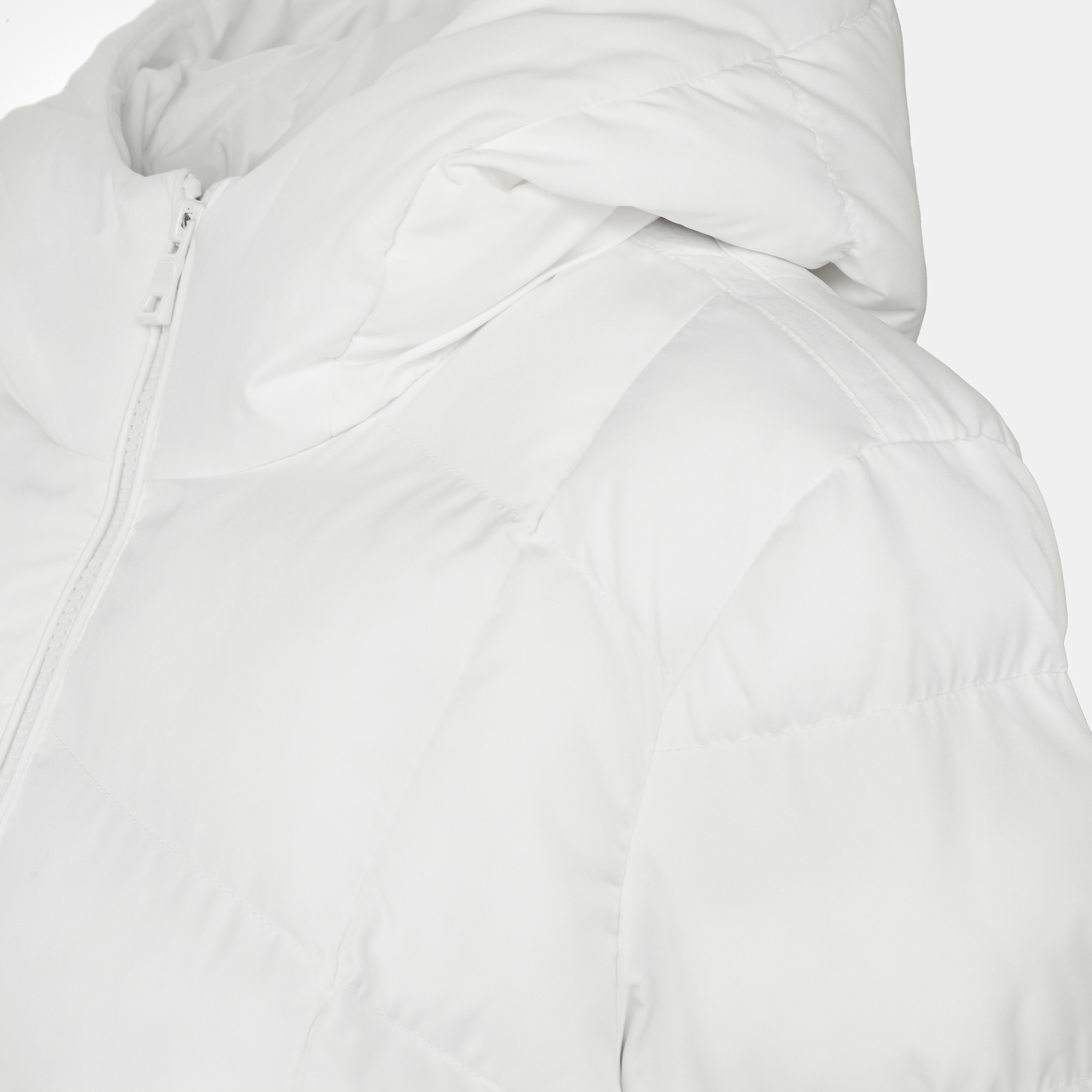 White Women's Quilted Jacket Geox Anylla - Women's