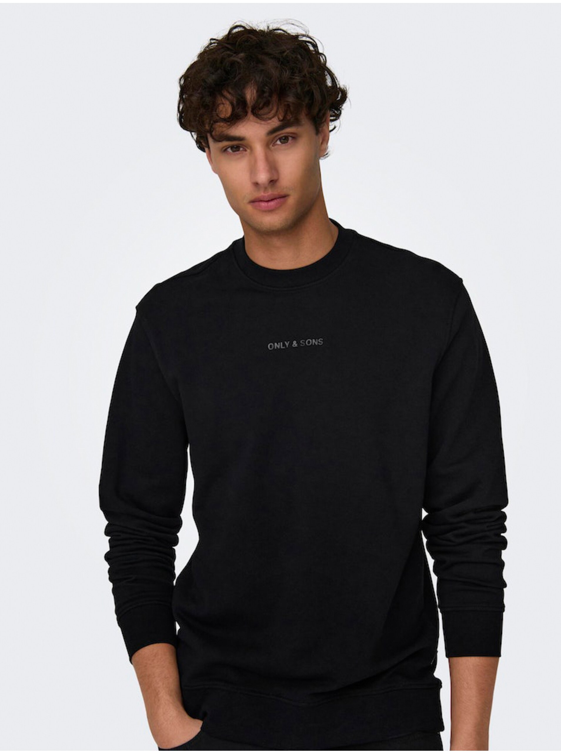Men's Black Sweatshirt ONLY & SONS Levi Life - Men