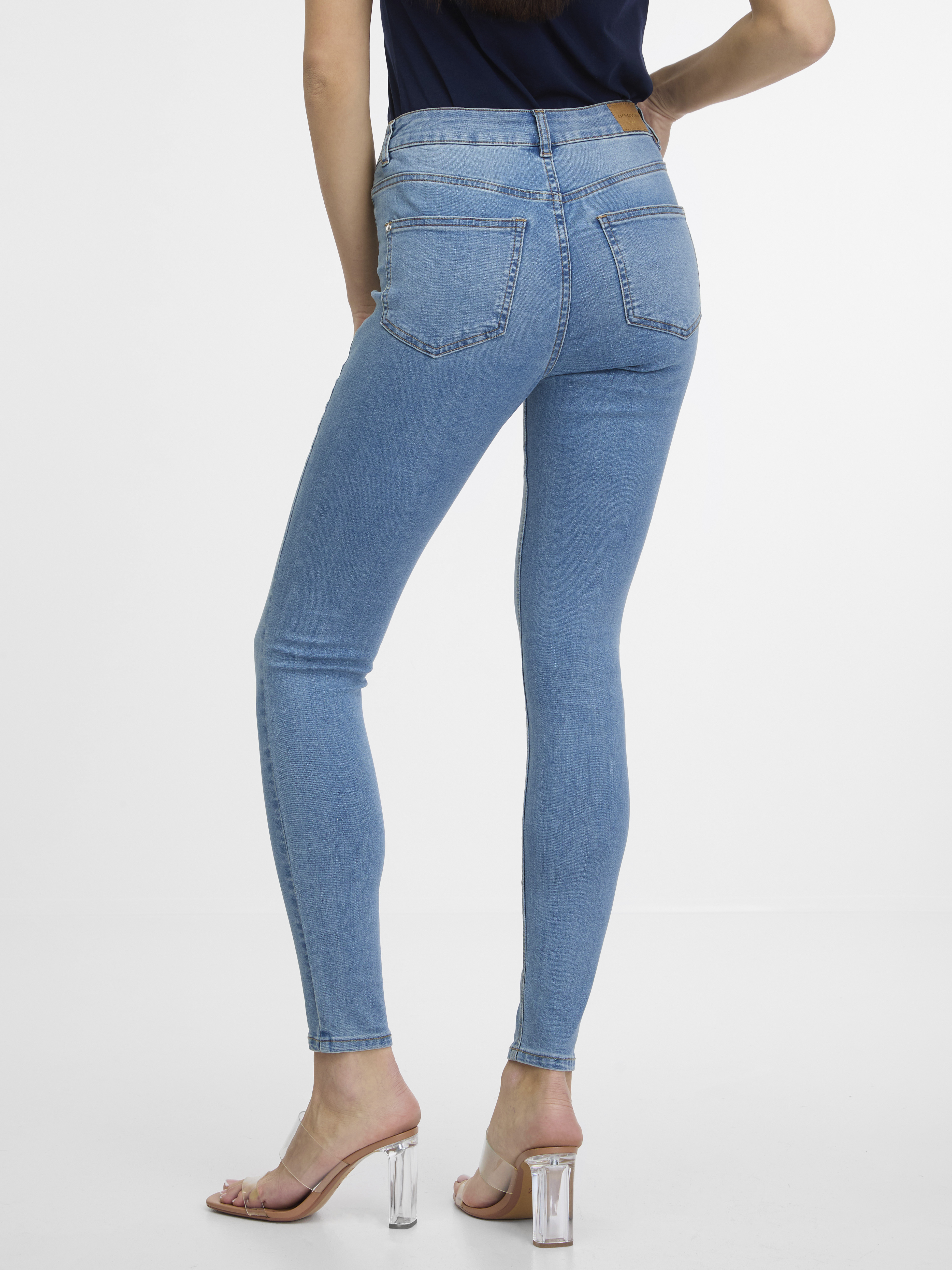 Skinny fit pentru femei ORSAY - albastru deschis