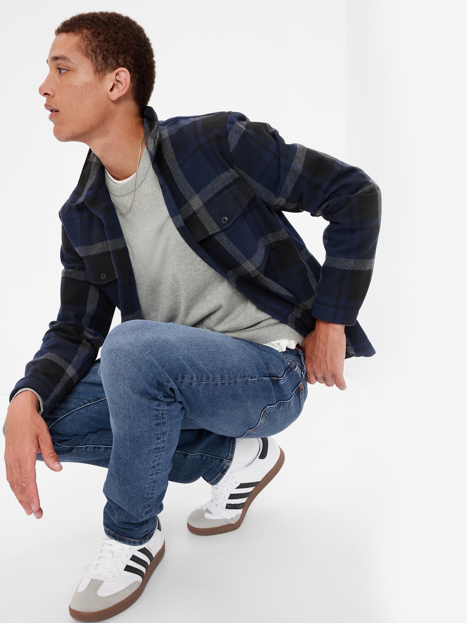 Skinny fit pentru barbati GAP - albastru