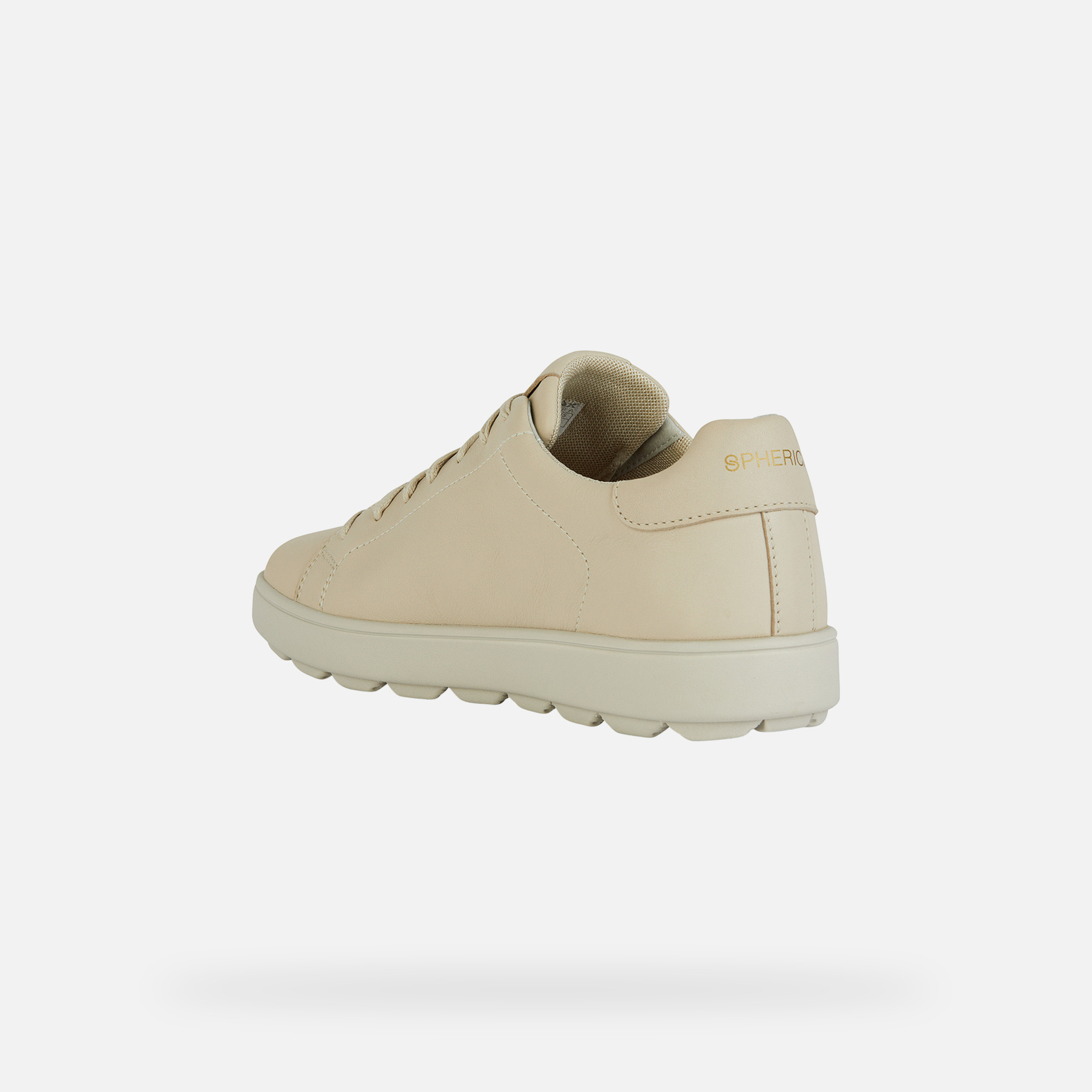 Beige men's sneakers Geox Spherica ECUB-1 - Men's