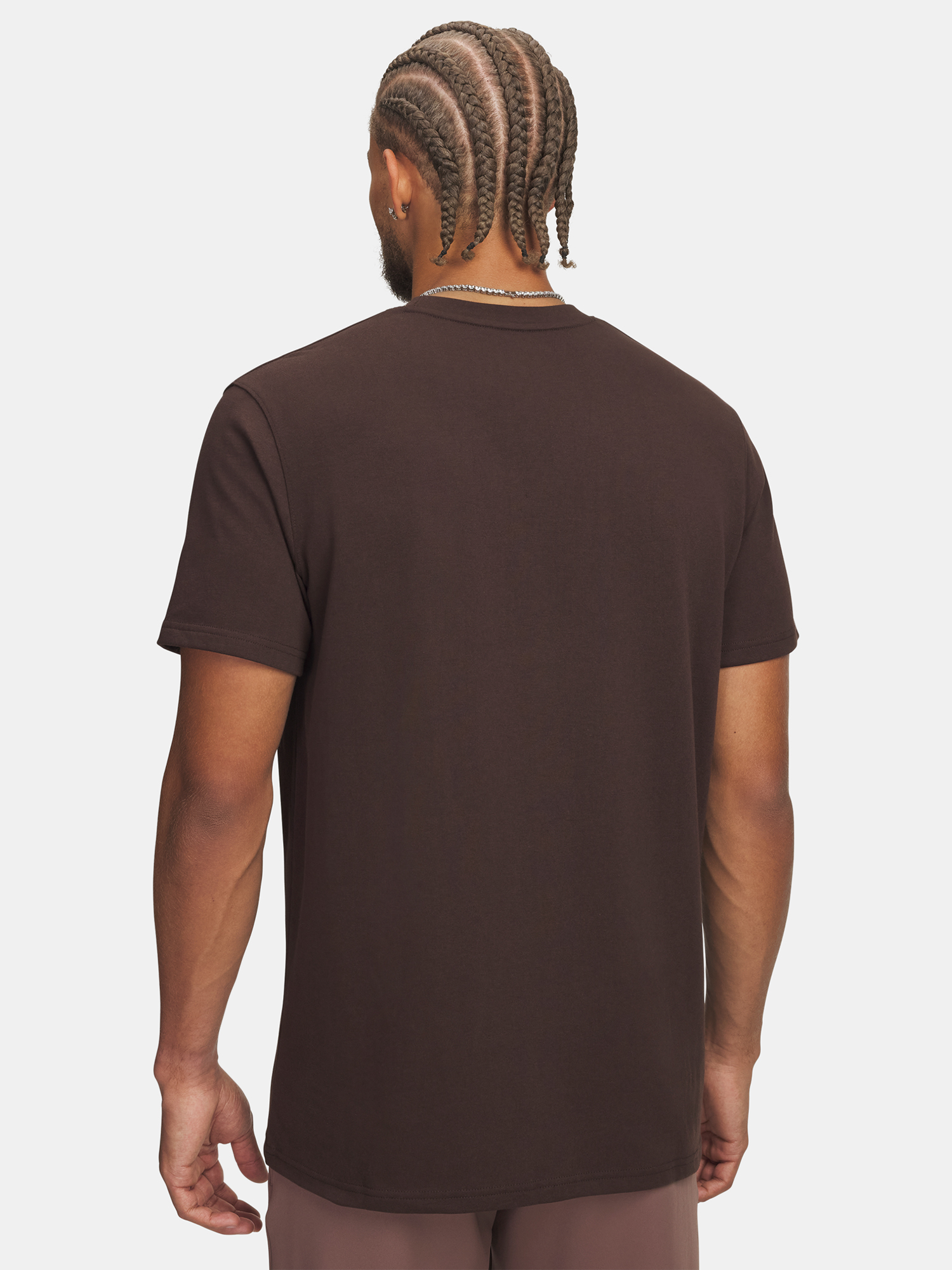 Men's Under Armour Curry Hvyweight T-Shirt Logo Tee-BRN - Men's