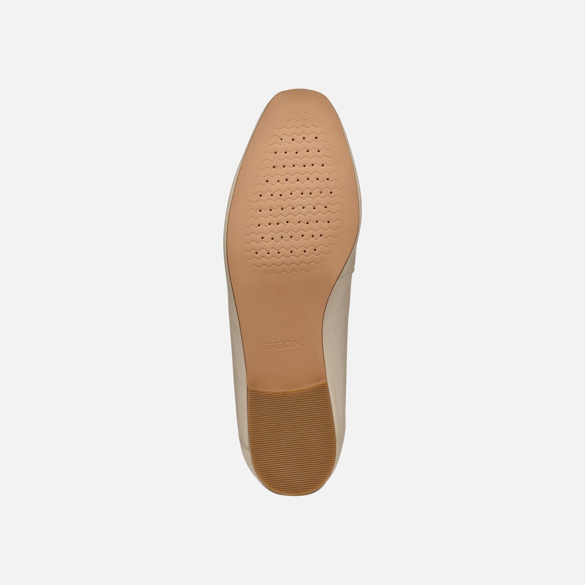 Cream women&#039;s moccasins Geox Mantinea - Women&#039;s