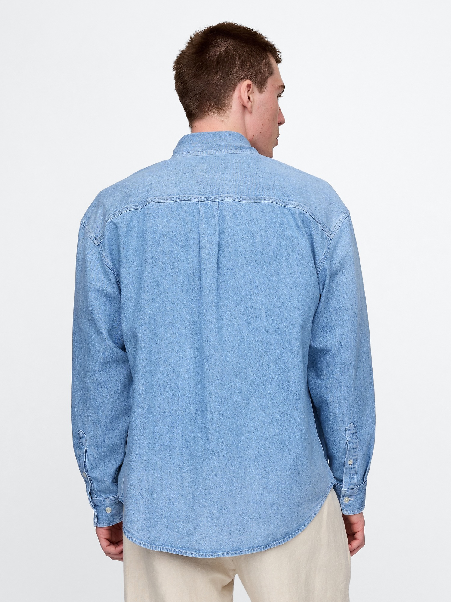 GAP Oversize denim shirt Big Shirt - Men's
