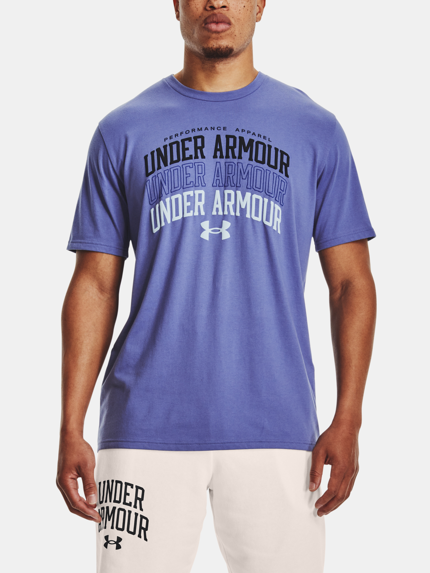 Under Armour T-Shirt UA MULTI COLOR COLLEGIATE SS-PPL - Men's