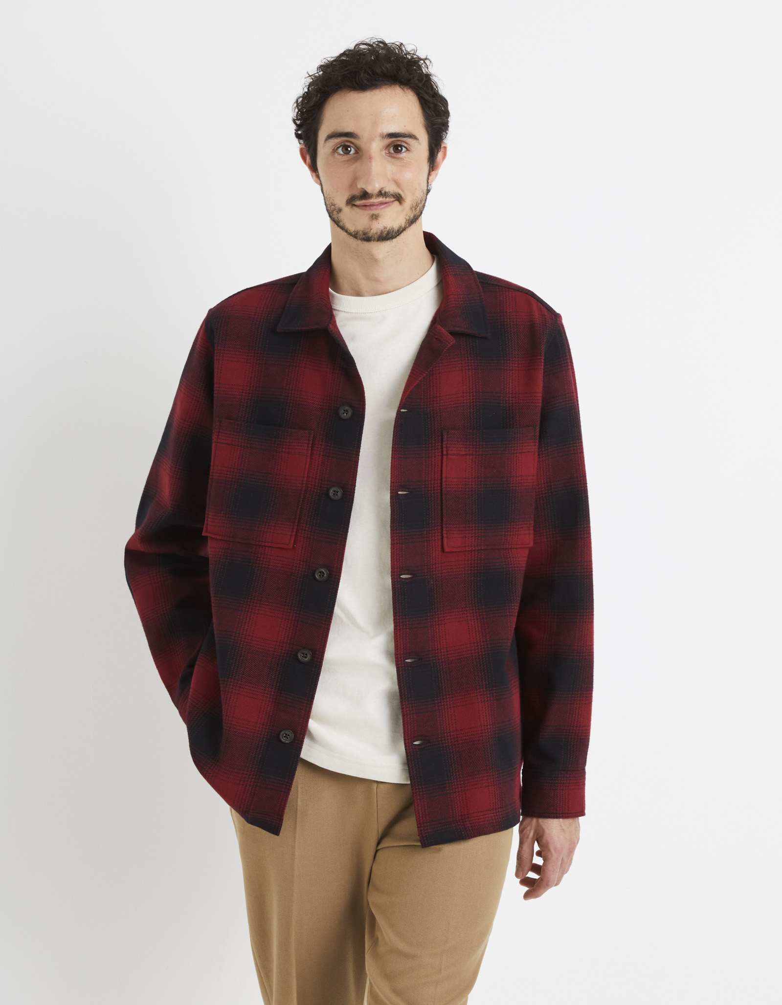 Celio Plaid Shirt Vabuche - Men