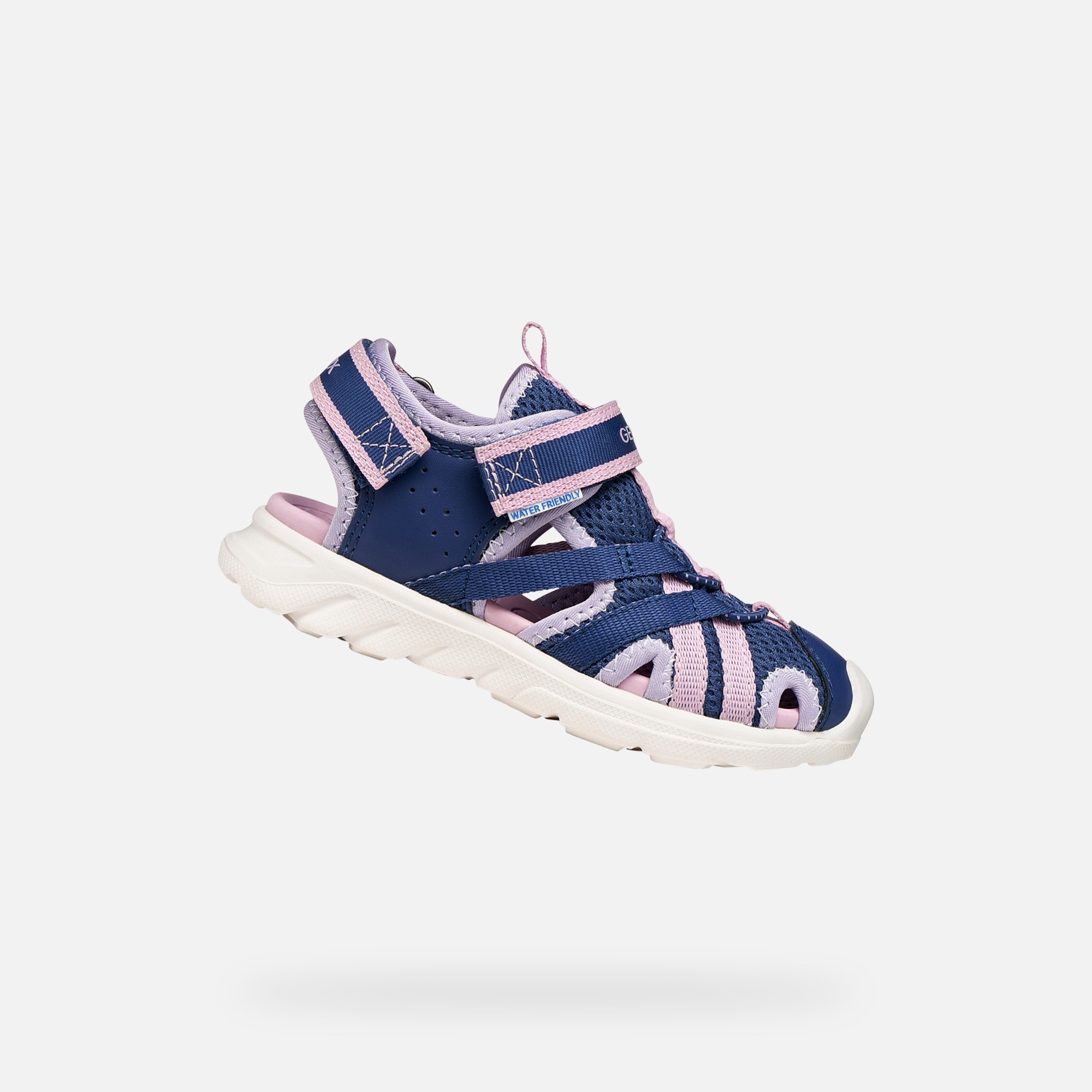 Тъмносини сандали Geox Airadyum за момичета