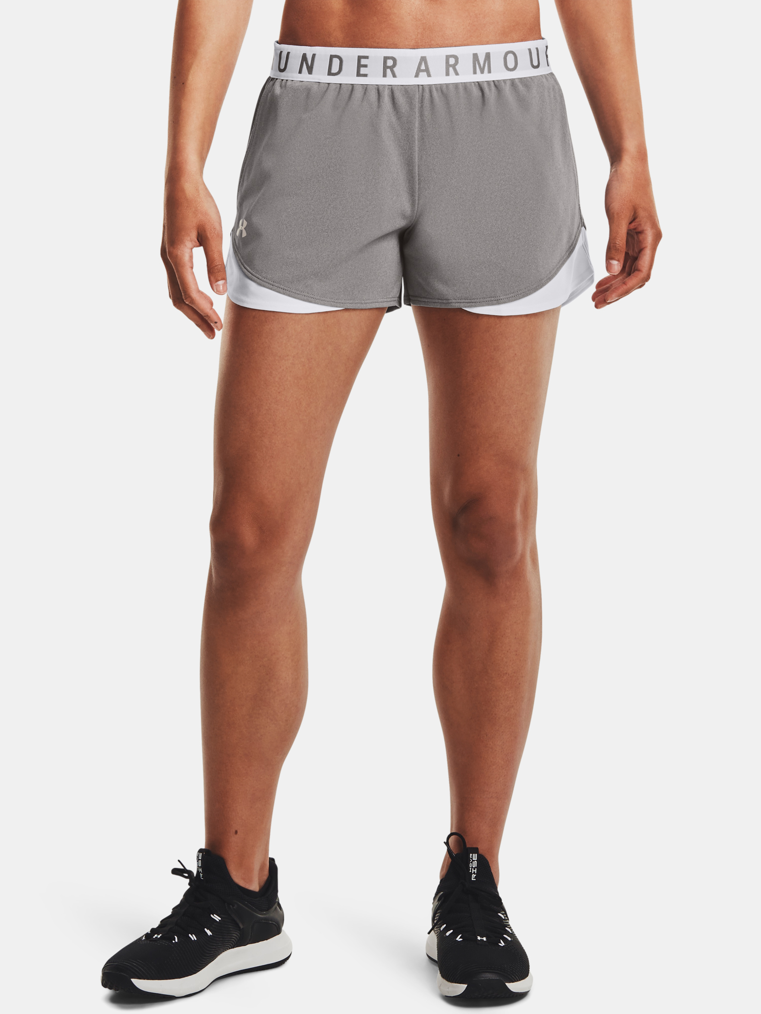Under Armour Shorts Play Up Shorts 3.0-GRY - Women's