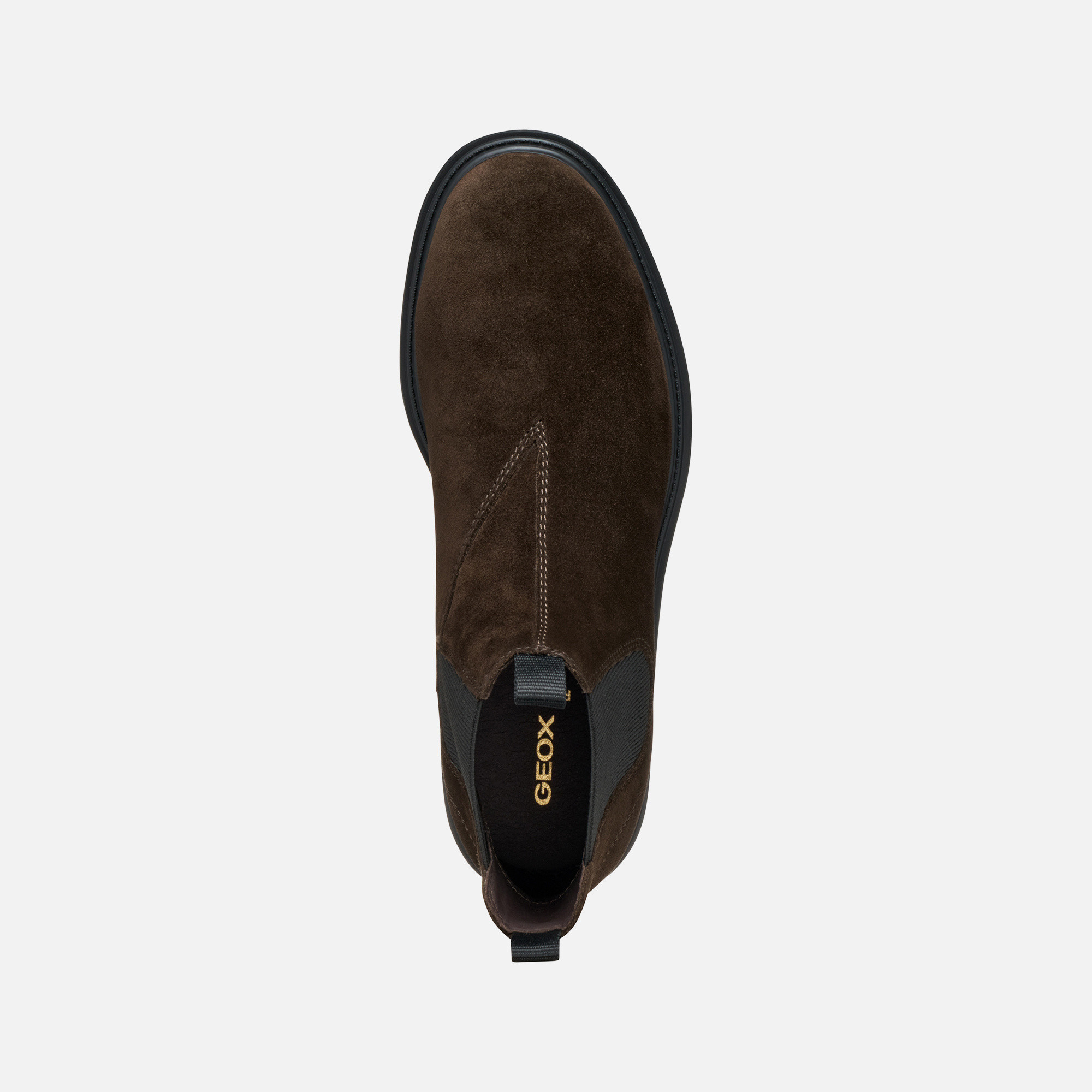 Dark brown men&#039;s ankle boots Geox Spherica EC7 - Men&#039;s