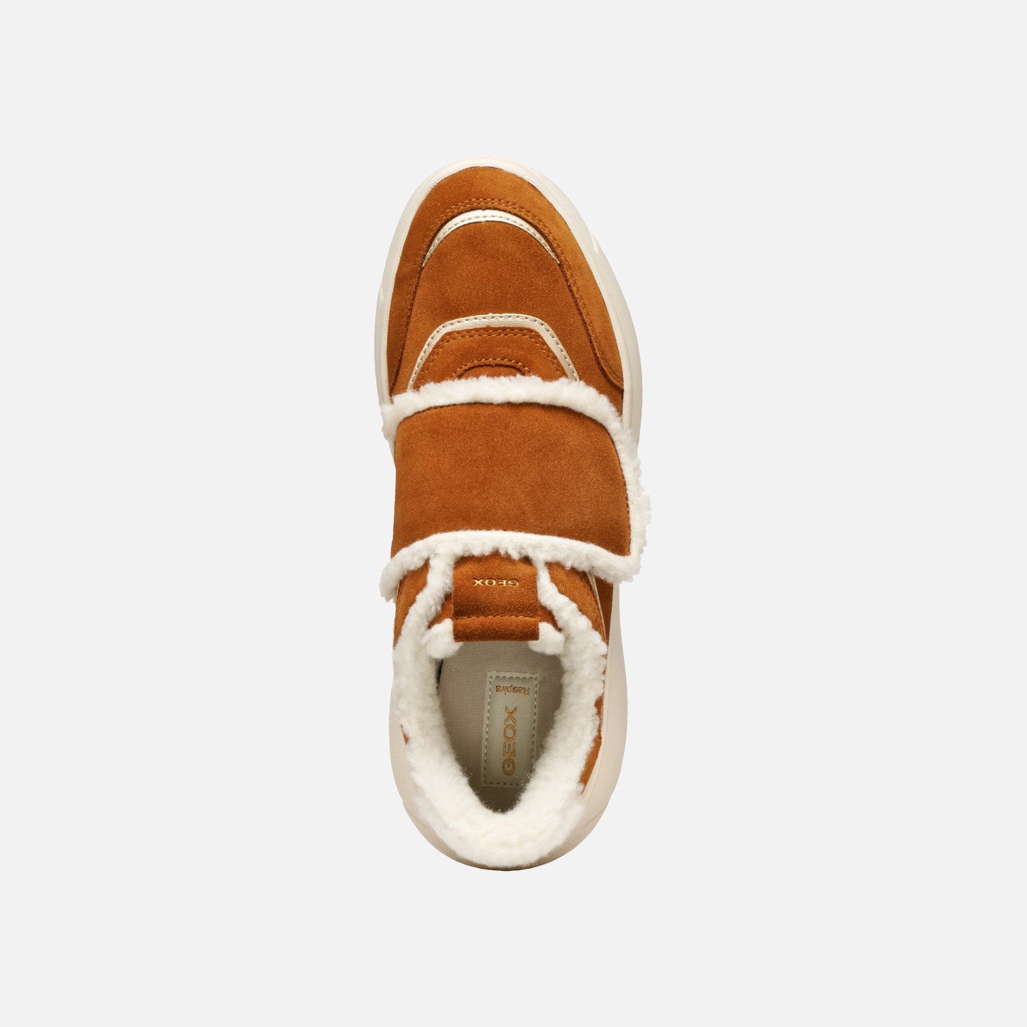 Brown women's sneakers Geox Nebula 2.0 X - Women's