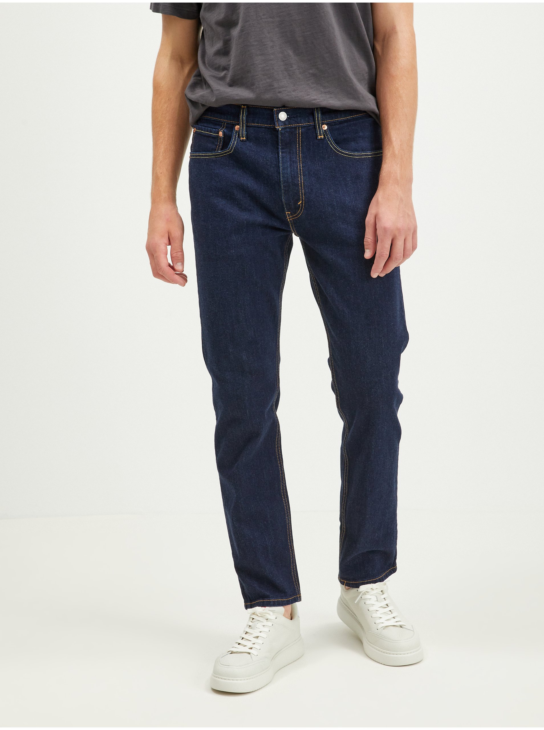 Levi&#39;s Tmavě modré pánské džíny Levi's® Taper Ama Rinsey - Pánské