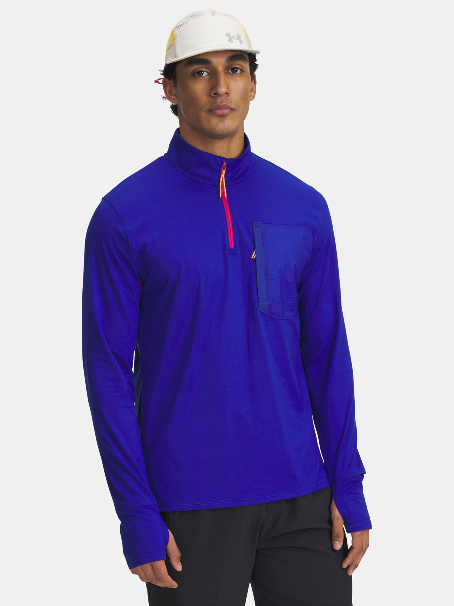 Pánské tričko Under Armour UA TRAIL RUN QUARTER ZIP - Pánské